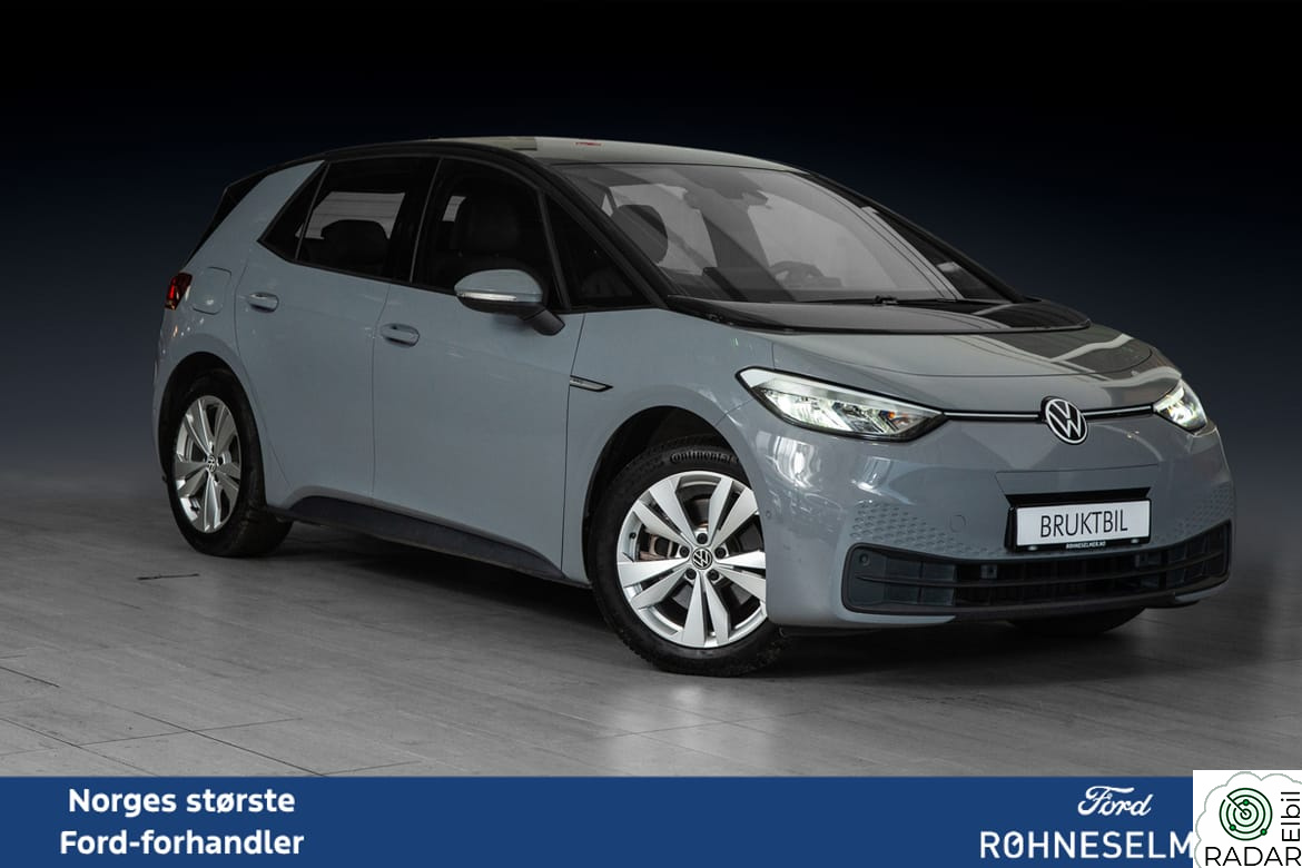 VOLKSWAGEN ID.3 PRO 107 KW Pro 58 kWh LAV KM | Innbytte | Finansiering