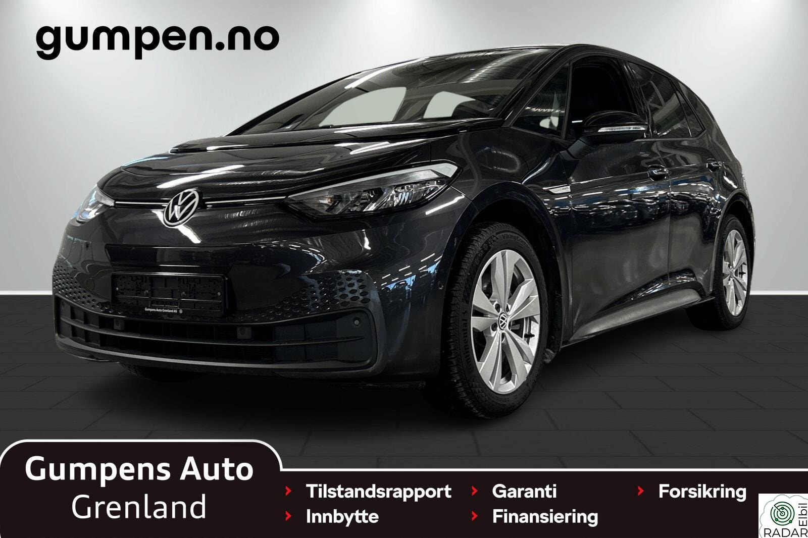 VOLKSWAGEN ID.3 PRO 150 KW pro limited  58kwh  204hk ACC/Navi/R.kam/Serviceavtale+