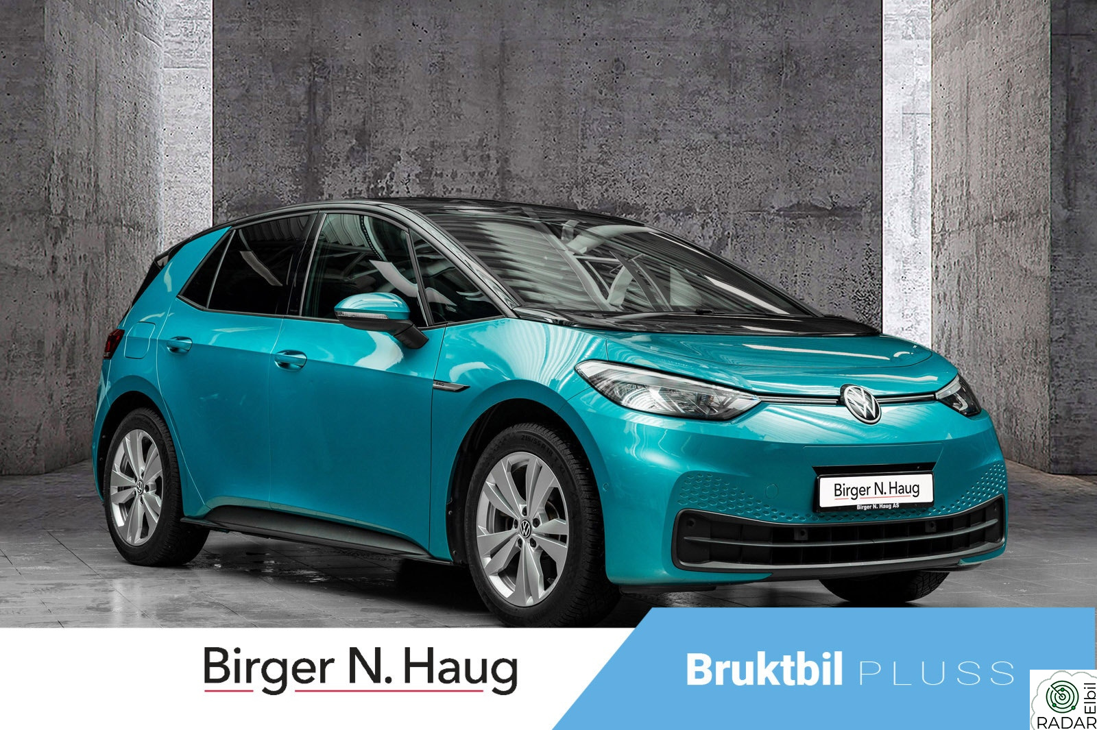 VOLKSWAGEN ID.3 PRO 150 KW Pro 58 kWh 204hk TRANSPORTFESTE-VELHOLDT