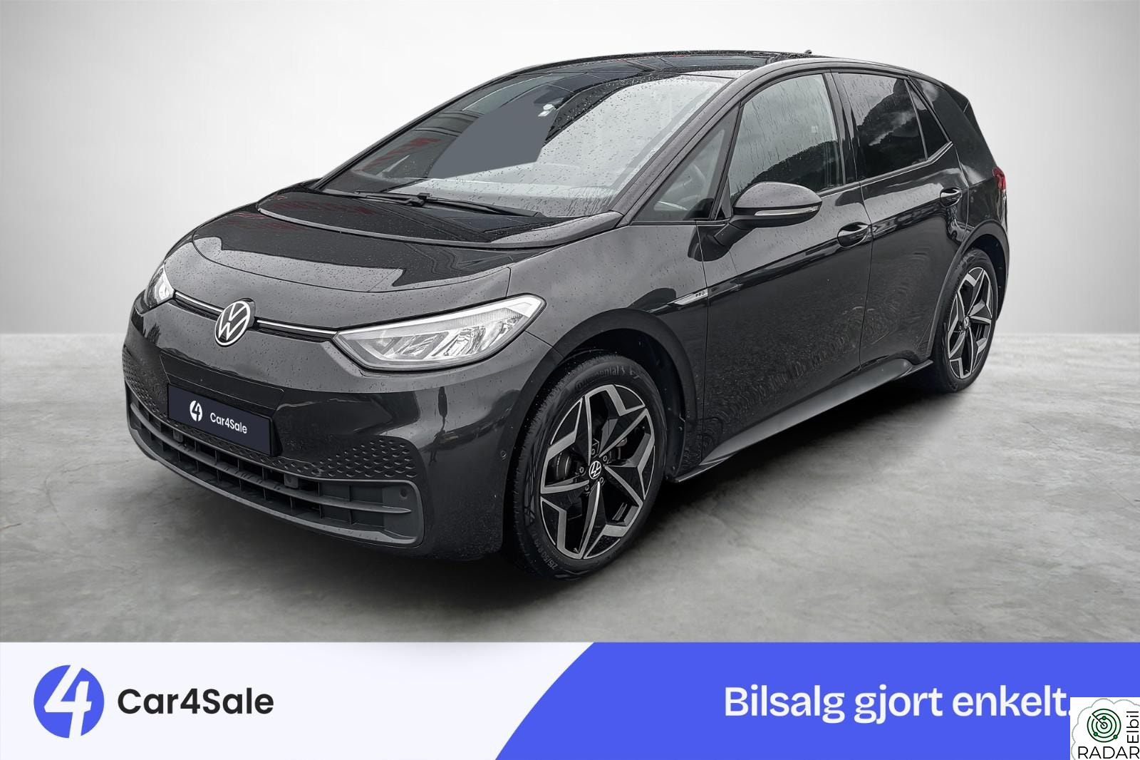 VOLKSWAGEN ID.3 PRO 150 KW PRO 421km/ R.Kam/ ACC/ LED/ Keyless/ V.Pumpe/ Norsk +++