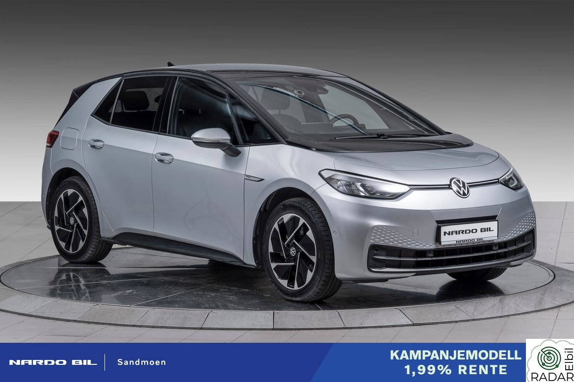 VOLKSWAGEN ID.3 PRO 150 KW Kampanje fra kun 1,99% rente