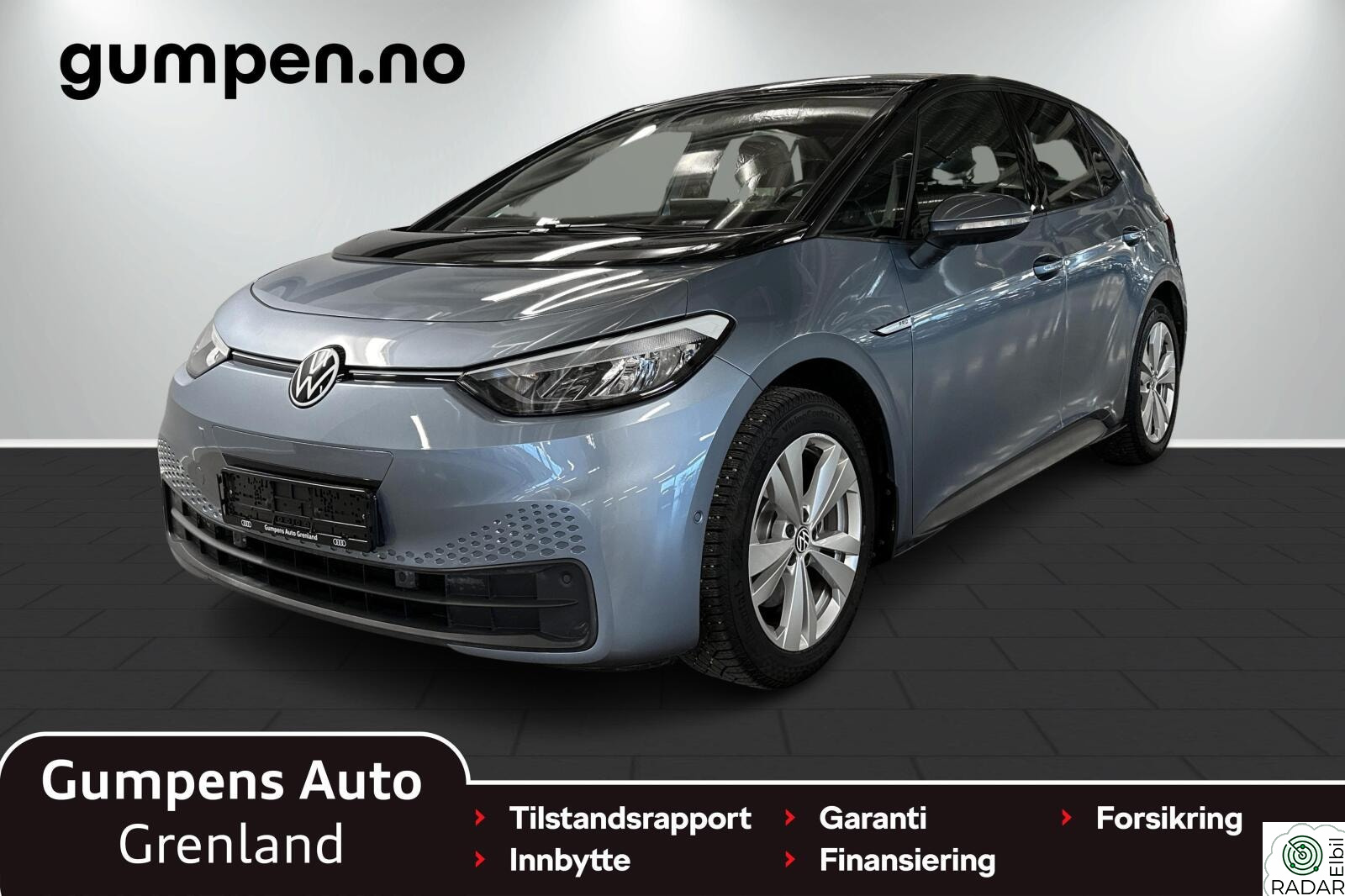 VOLKSWAGEN ID.3 PRO 150 KW pro limited  58kwh  204hk Ryggekamera/Navi/Keyless ++
