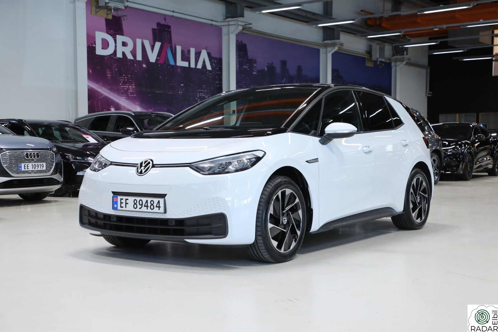 VOLKSWAGEN ID.3 PRO 150 KW Pro 58 kWh 204HK/Led/Keyless/Kamera/Varmepumpe