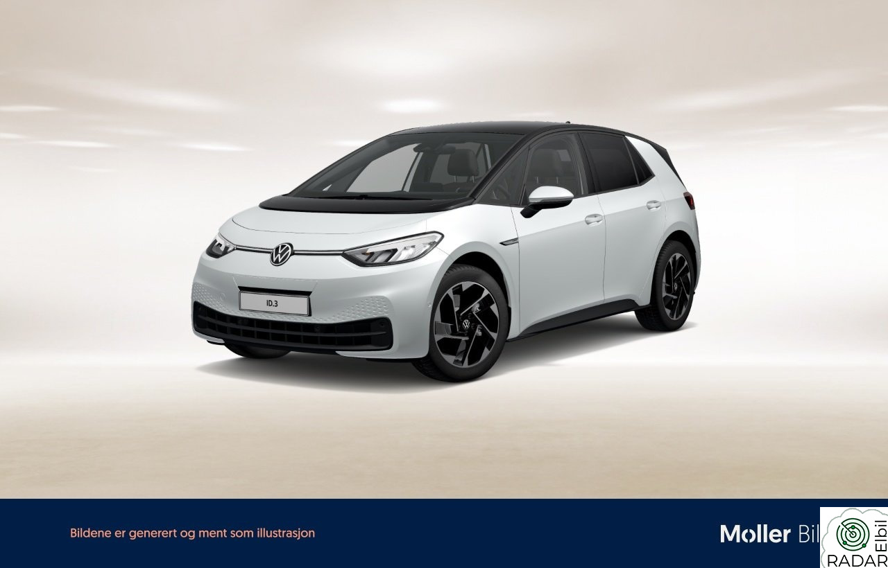 VOLKSWAGEN ID.3 PRO 150 KW Pro Limited 58 kWh 204hk - R.Kam, ACC, Navi