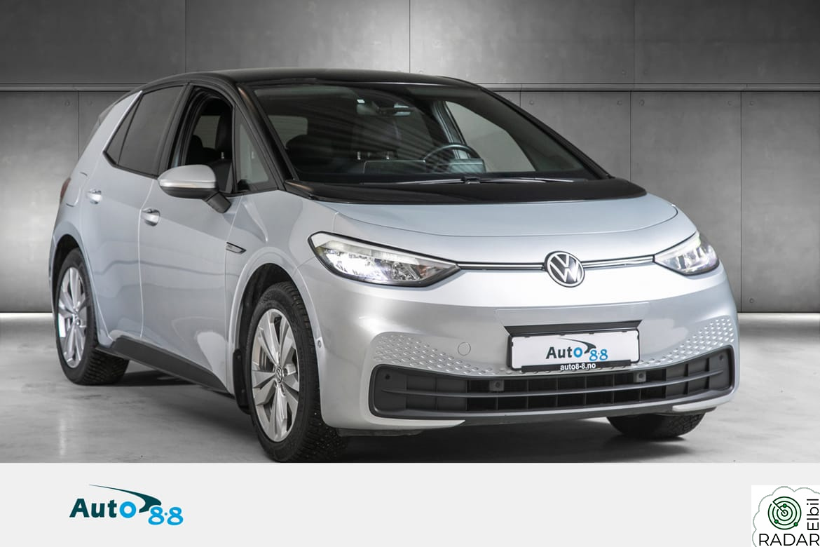 VOLKSWAGEN ID.3 PRO 150 KW /ACC/VARMEPUMPE/RYGGEKAMERA/NAVI/DAB+/++!