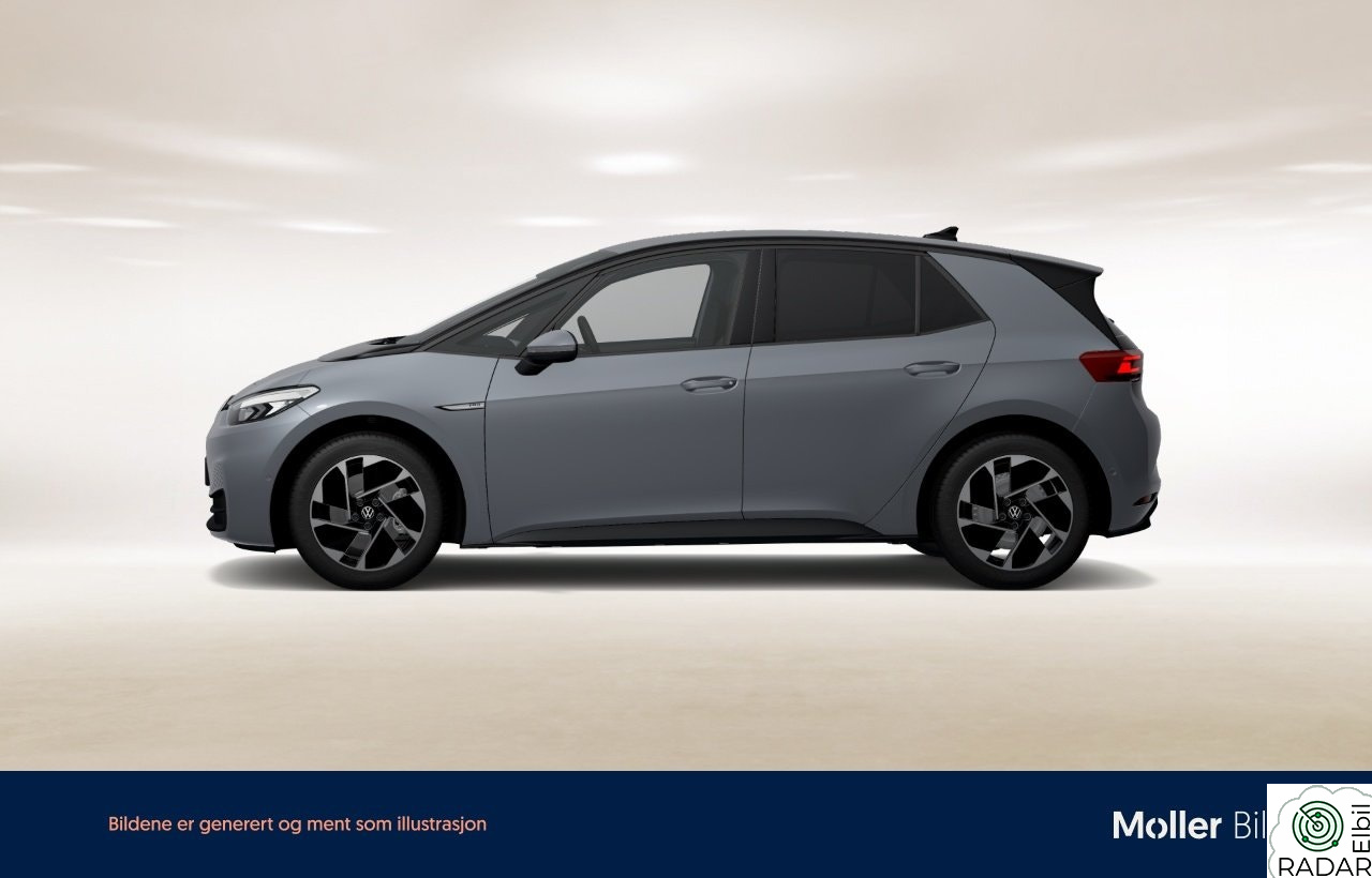 VOLKSWAGEN ID.3 PRO 150 KW Pro Limited Ryggekamera-Keyless-Rattvarme-Varmepumpe-mm