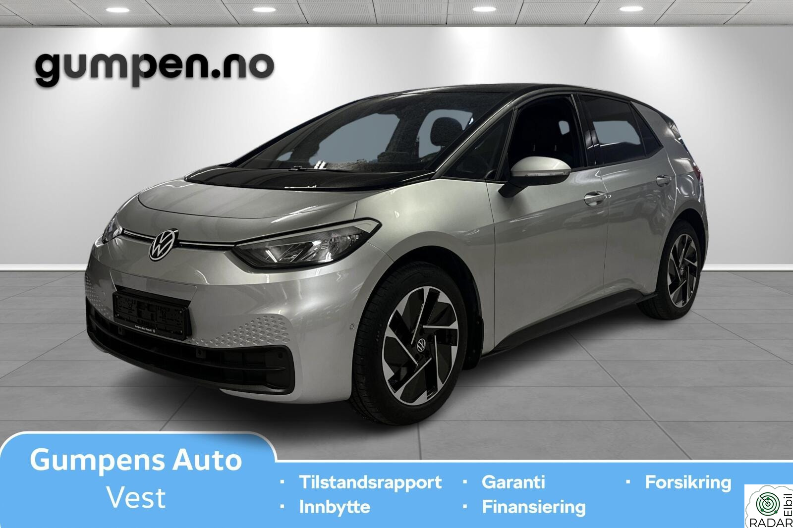 VOLKSWAGEN ID.3 PRO 150 KW Pro Limited 58kwh 204hk, Style interiør, ryggekamera ++
