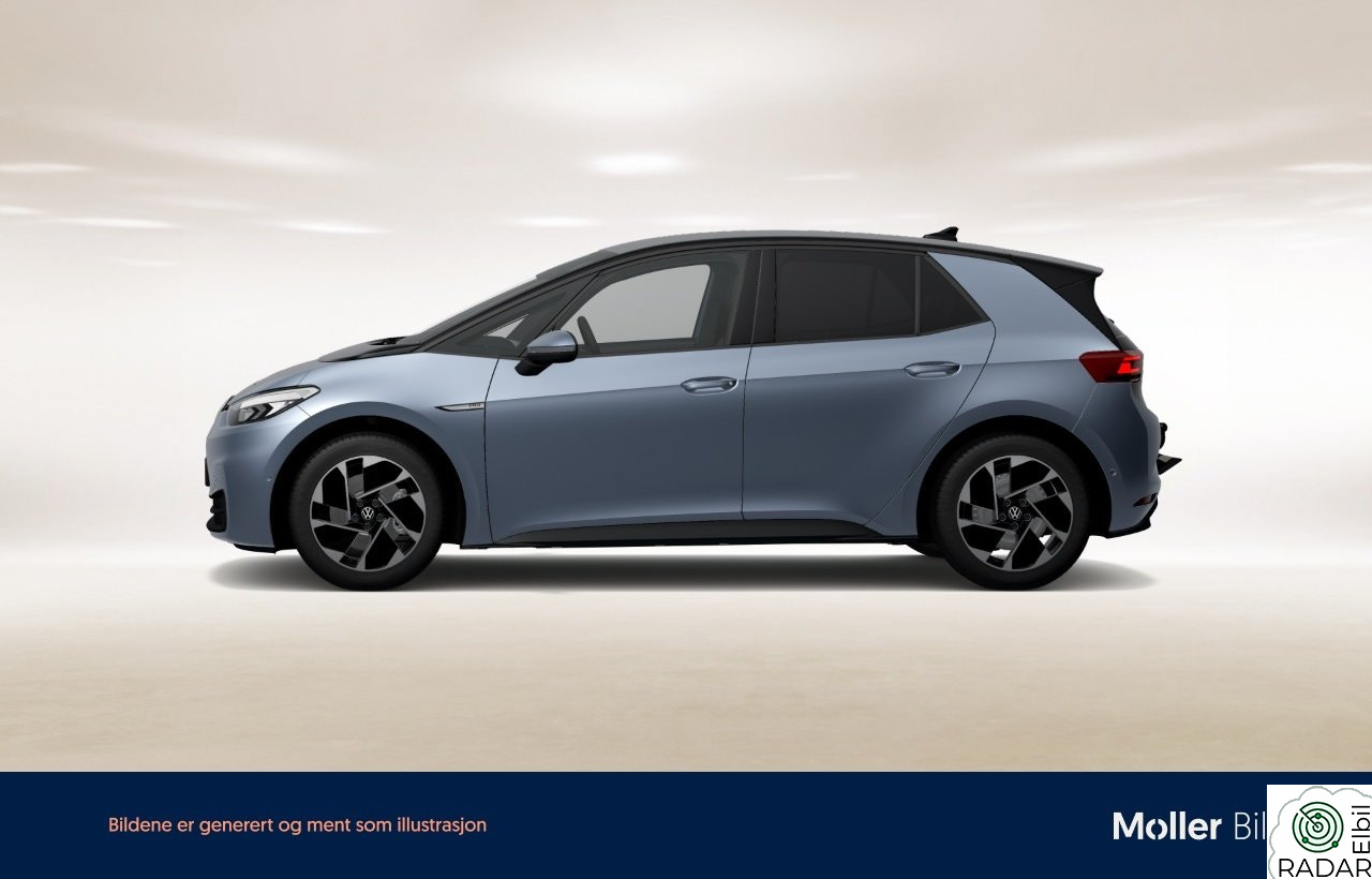 VOLKSWAGEN ID.3 PRO 150 KW Pro Limited Transportfeste-Ryggekamera-Keyless-Varmepum