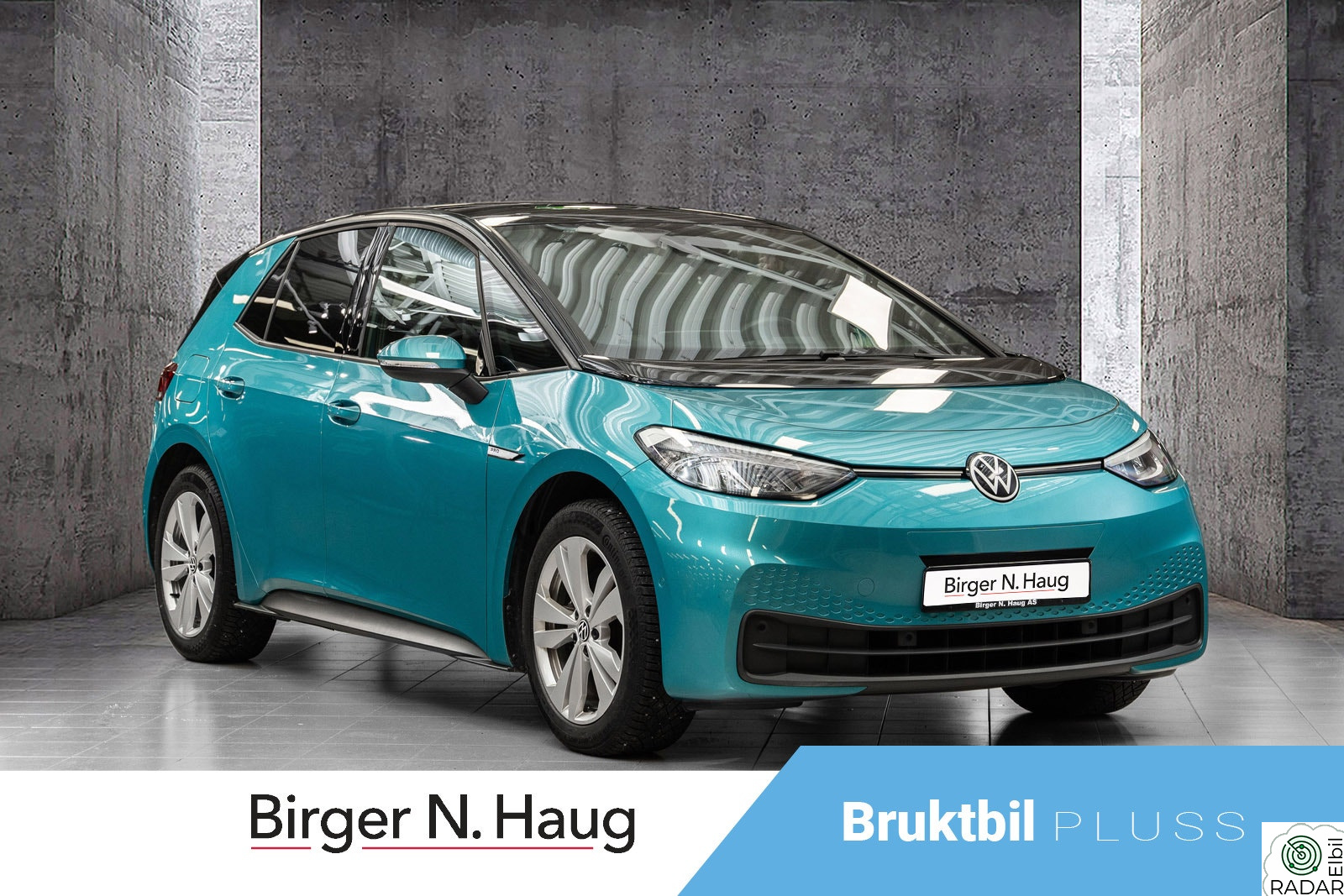 VOLKSWAGEN ID.3 PRO 150 KW Pro Limited 58 kWh 204hk LED FRONT LYS-2 FARGET-KAMERA