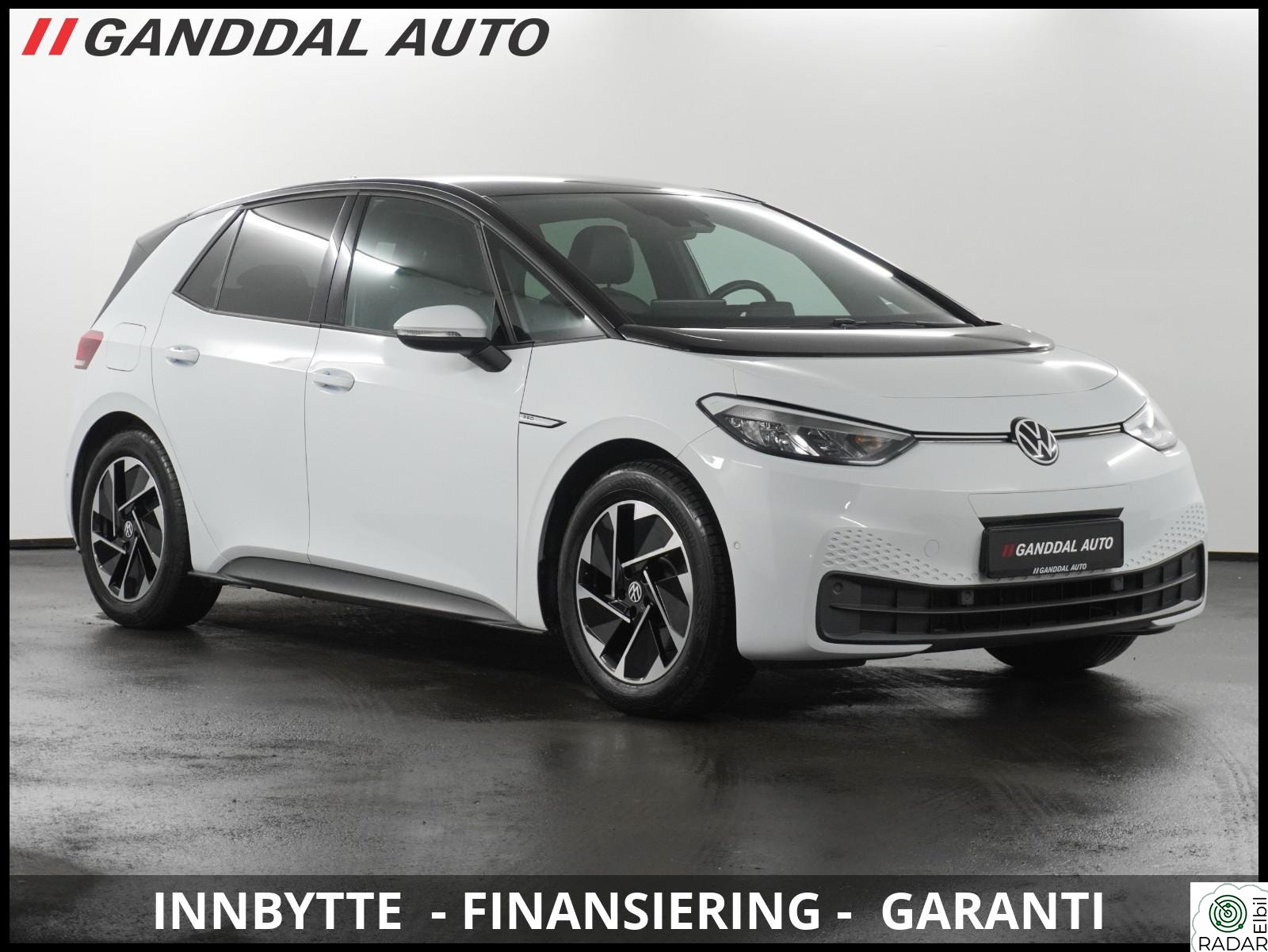 VOLKSWAGEN ID.3 PRO 150 KW PRO 422WLTP 204HK/KAMERA/KEYLESS/ACC/LED/OPV.RATT/NAVI+