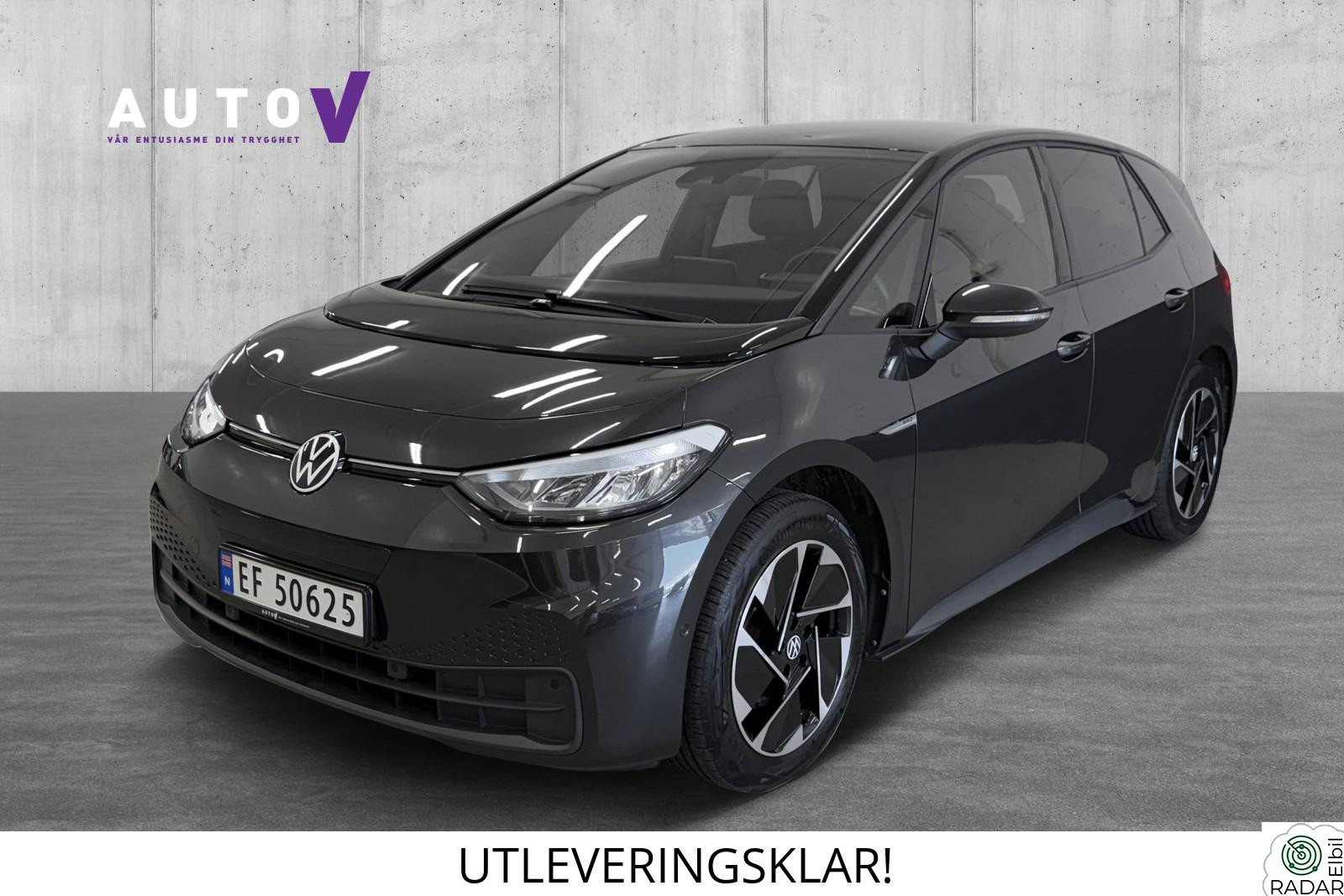 VOLKSWAGEN ID.3 PRO 150 KW PRO Performance Alcantara/Led/Varmepumpe/ACC/NORSK