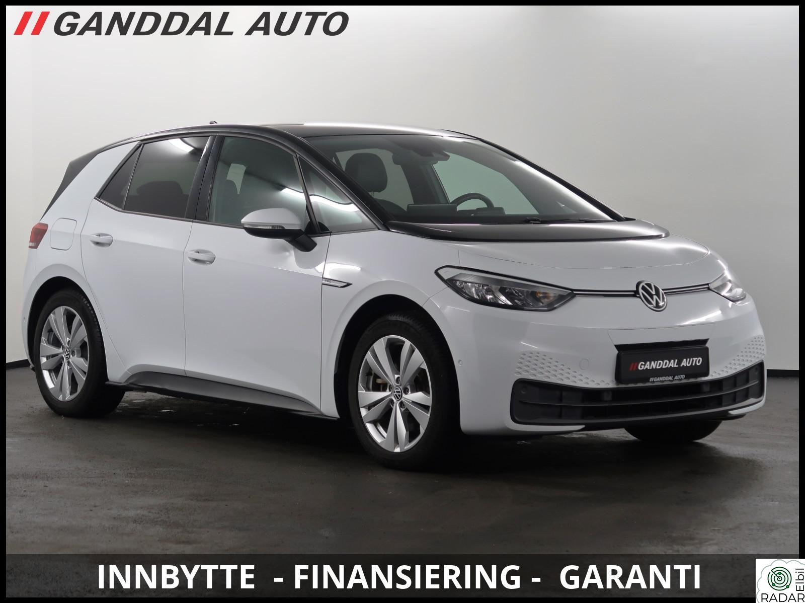 VOLKSWAGEN ID.3 PRO 150 KW PRO 422WLTP 204HK/KAMERA/KEYLESS/ACC/LED/OPV.RATT/NAVI+