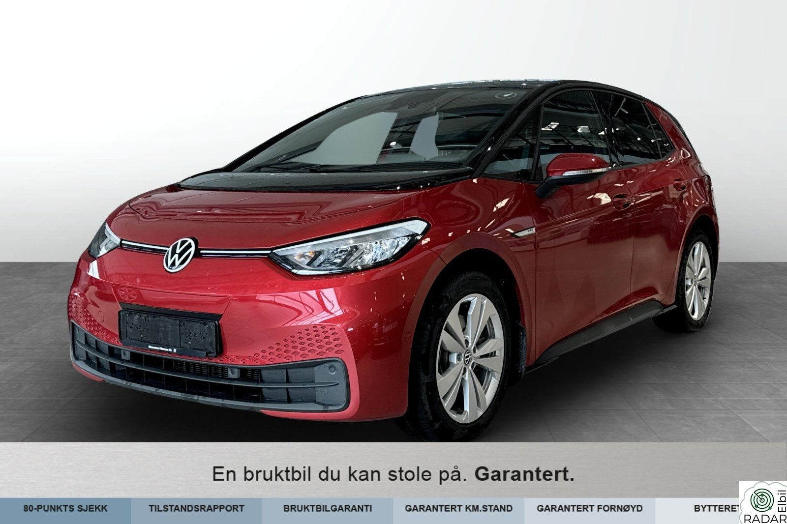VOLKSWAGEN ID.3 PRO 150 KW Pro Limited 58kWh 204hk Rkamera,Styleinteriør,Keyless++