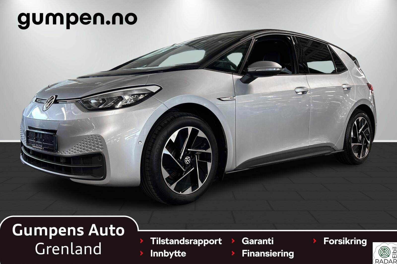 VOLKSWAGEN ID.3 PRO 150 KW pro limited  58kwh  204hk R.kam/Navi/Serviceavtale 2år