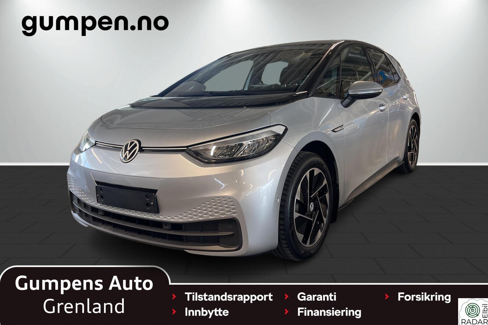 VOLKSWAGEN ID.3 PRO 150 KW pro limited  58kwh  204hk Kamera/Navi/ACC/Serviceavtale