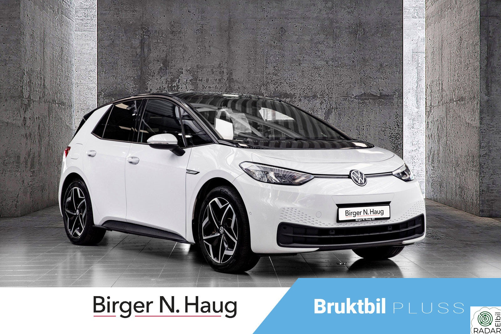 VOLKSWAGEN ID.3 PRO 150 KW Pro 58 kWh 204hk VELHOLDT-RYGGEKAMERA