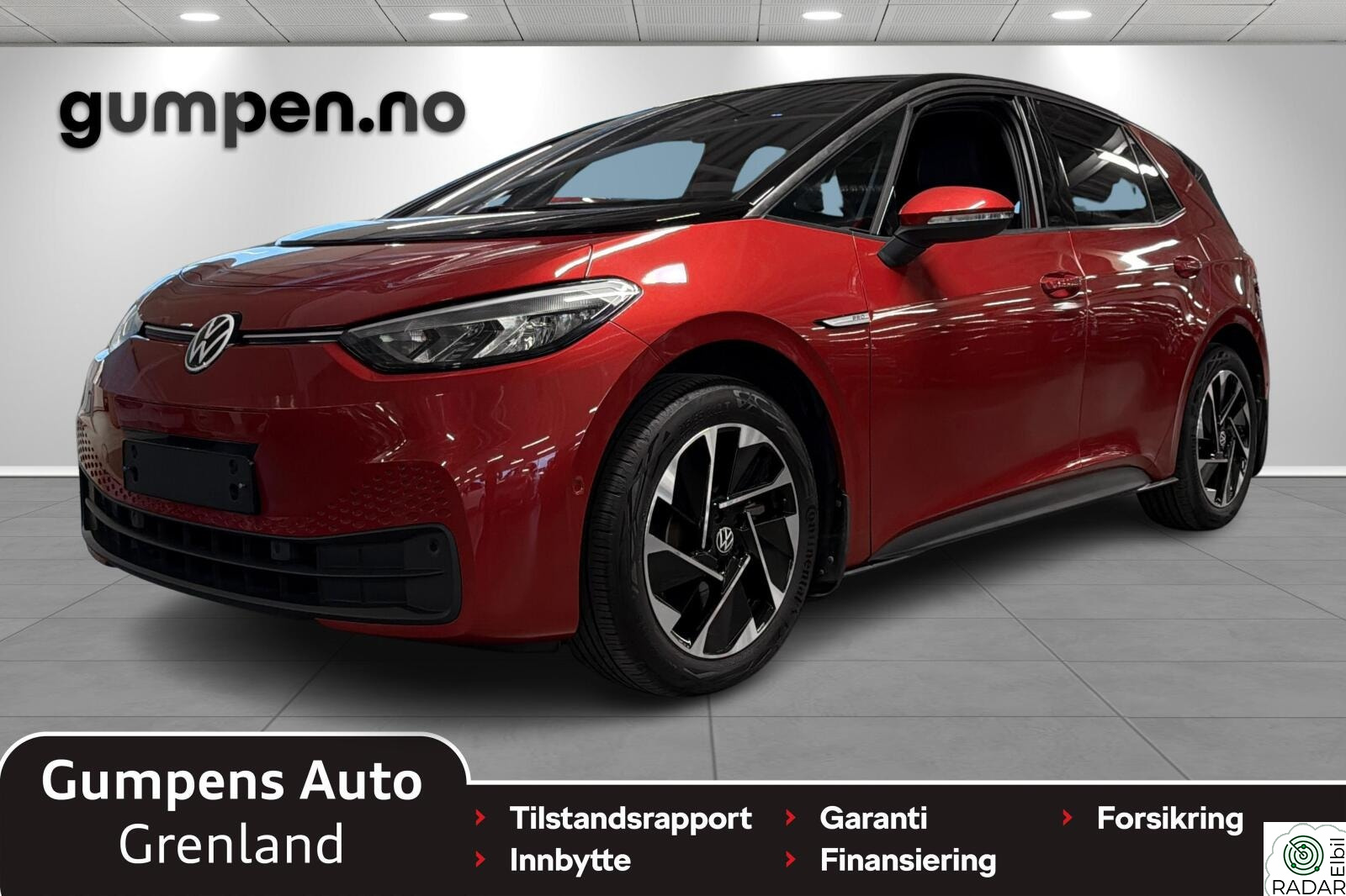 VOLKSWAGEN ID.3 PRO 150 KW ACC/Navi/R.kam/Varmepumpe/LED-lys++