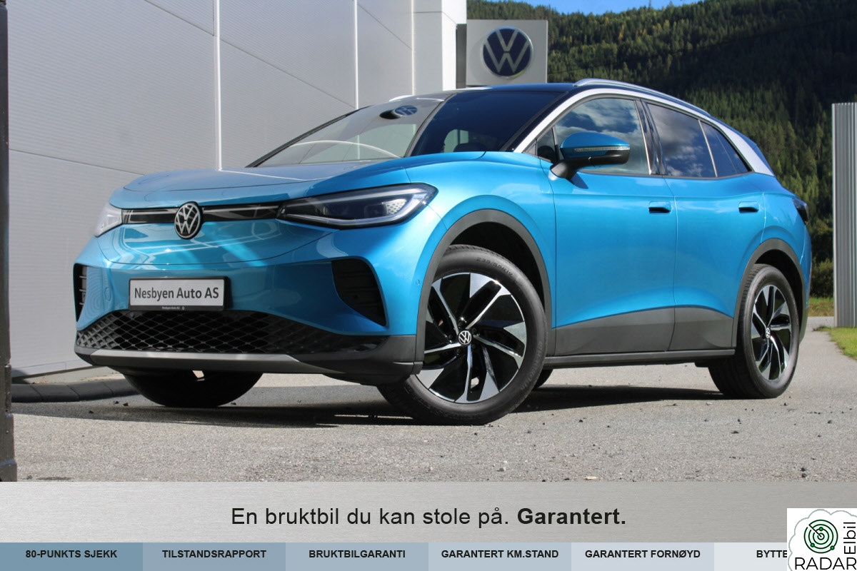 VOLKSWAGEN ID.4 PRO 4MOTION 210KW 4x4 highl.77kwh 286hk Ny Service! El.seter/El.bakluke++