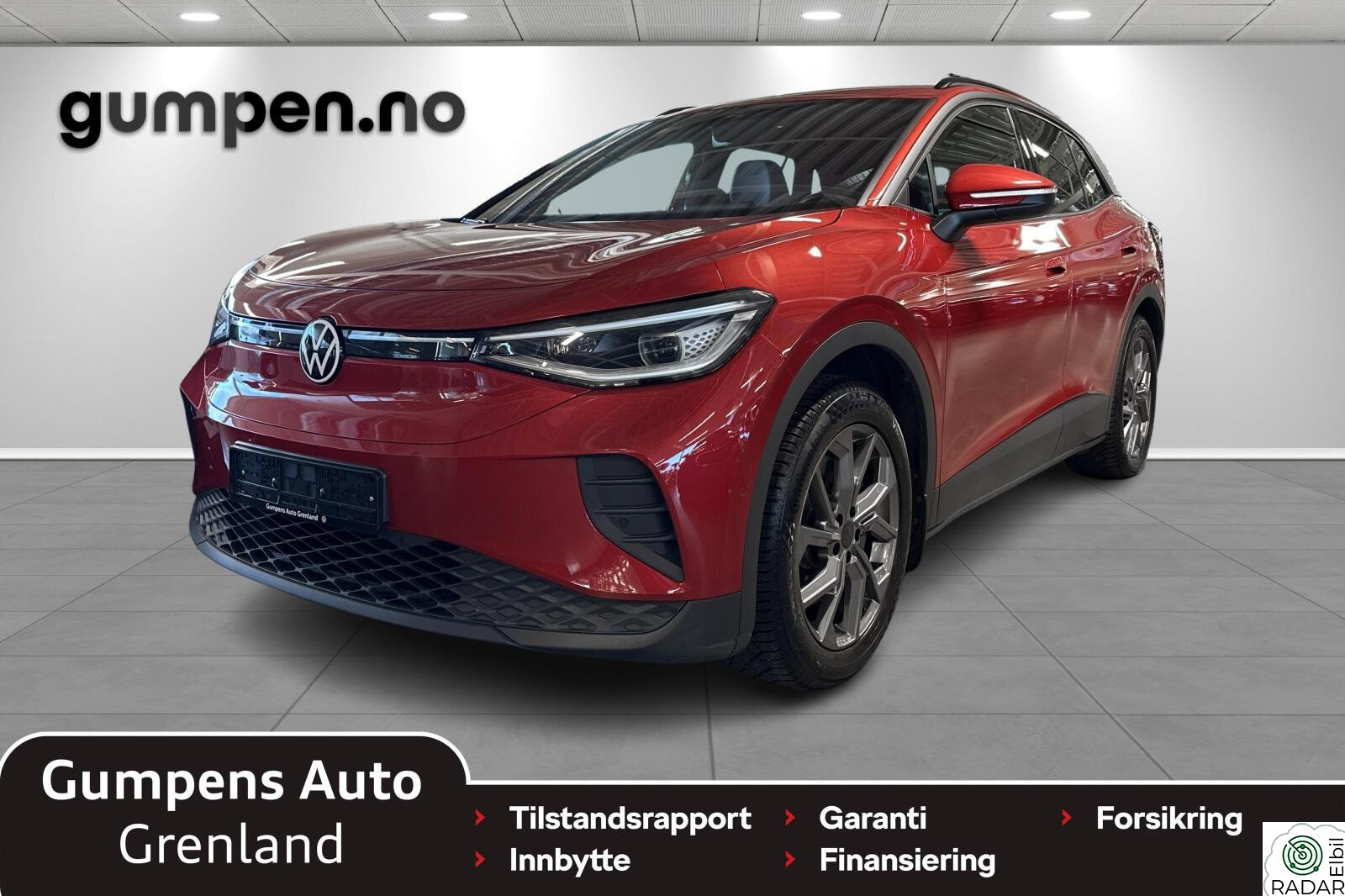VOLKSWAGEN ID.4 PRO 4MOTION 210KW Pro 4Motion Highline 77KWH 286HK El.Luke/Krok/El.seter