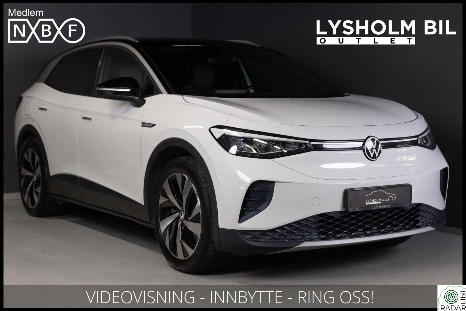VOLKSWAGEN ID.4 PRO 150 KW PRO 1.st/Krok/Acc/Ambient/Rattvarme/Led/Ryggekamera