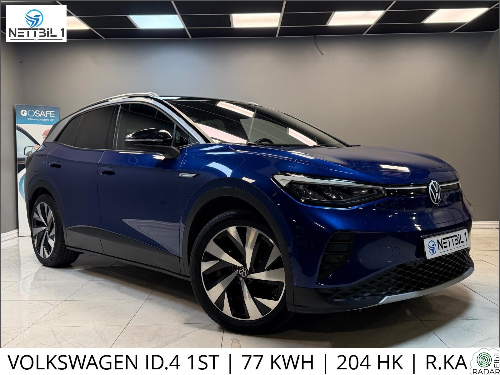 VOLKSWAGEN ID.4 PRO 150 KW VOLKSWAGEN ID.4 1ST | 77 KWH | 204 HK | R.KAM | NAVI |