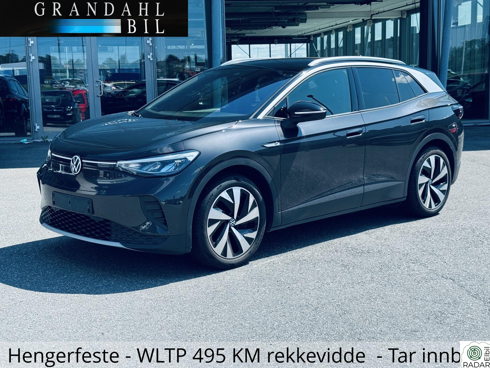 VOLKSWAGEN ID.4 PRO 150 KW 77 Kwh - Delskinn - Ryggekamera - Hengerfeste ++