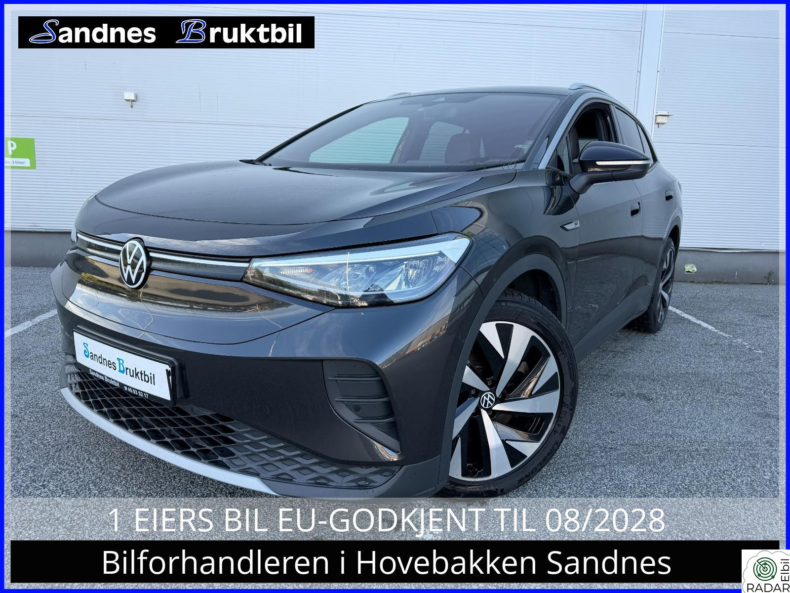 VOLKSWAGEN ID.4 PRO 150 KW PRO 150KW,KROK,ACC,DELSKINN,NAVI,TLF,CARPLAY,DAB,KAMERA