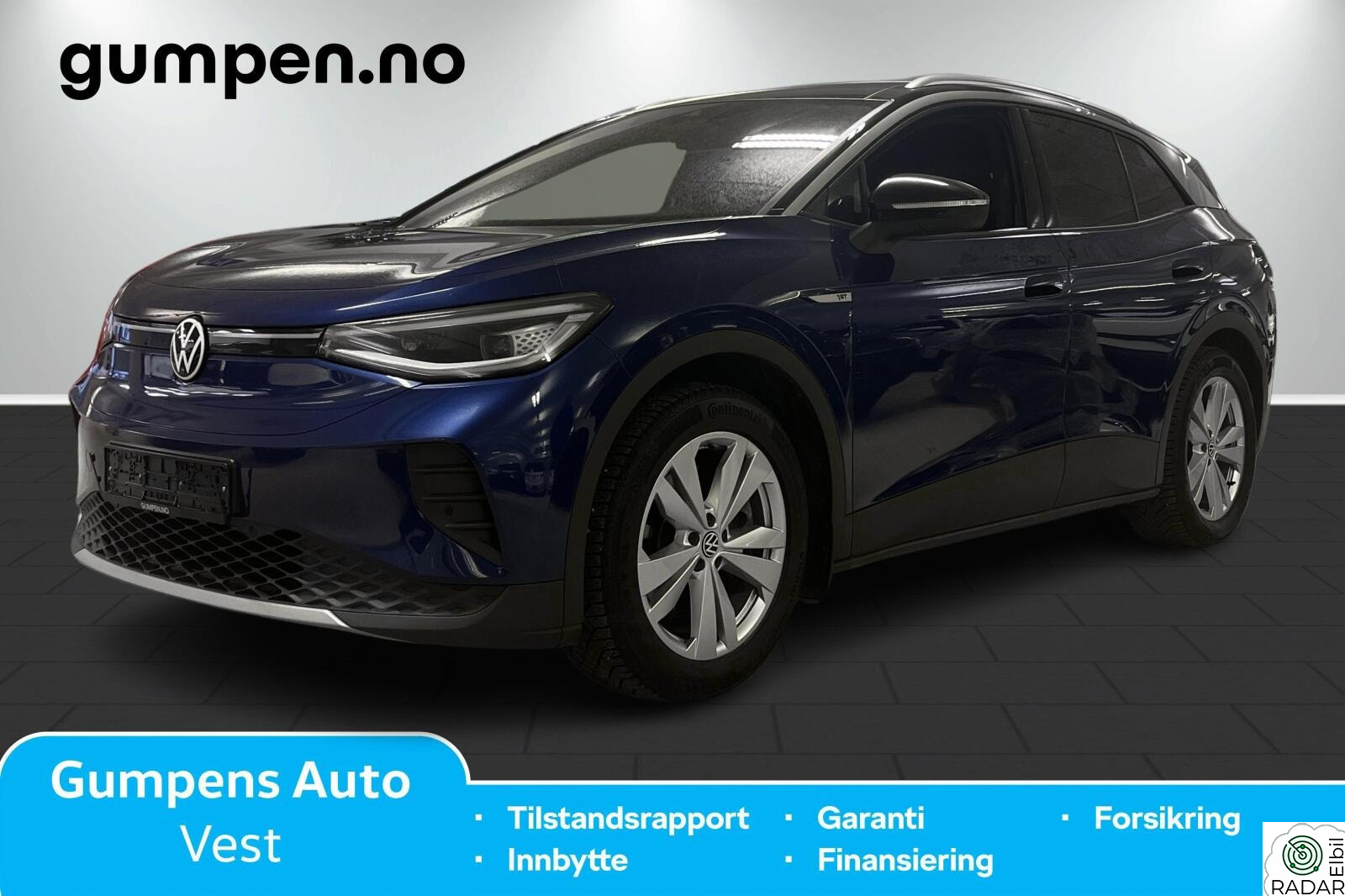VOLKSWAGEN ID.4 PRO 150 KW 1st Max, fullutstyrt, 21", elektriske stoler, glasstak
