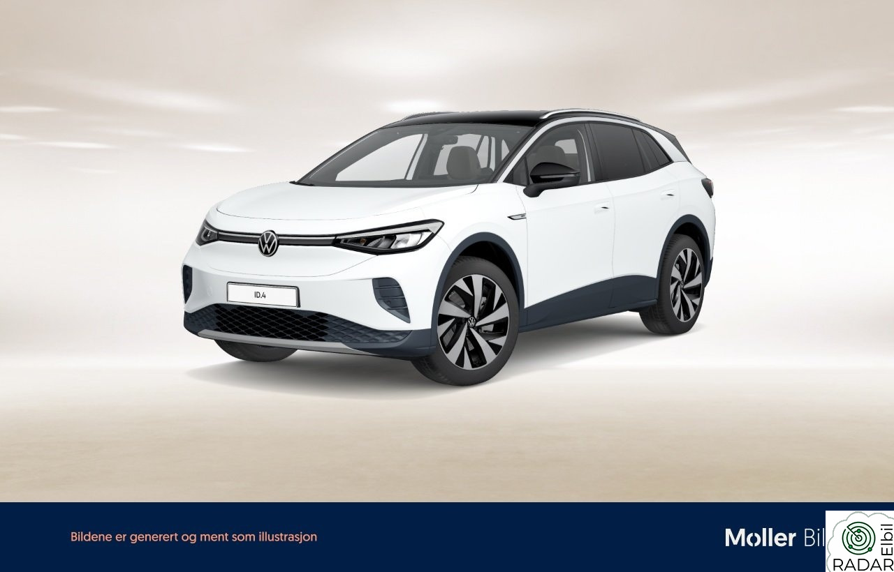 VOLKSWAGEN ID.4 PRO 150 KW 1st, Krok, Ryggekamera,Adaptiv cruise++