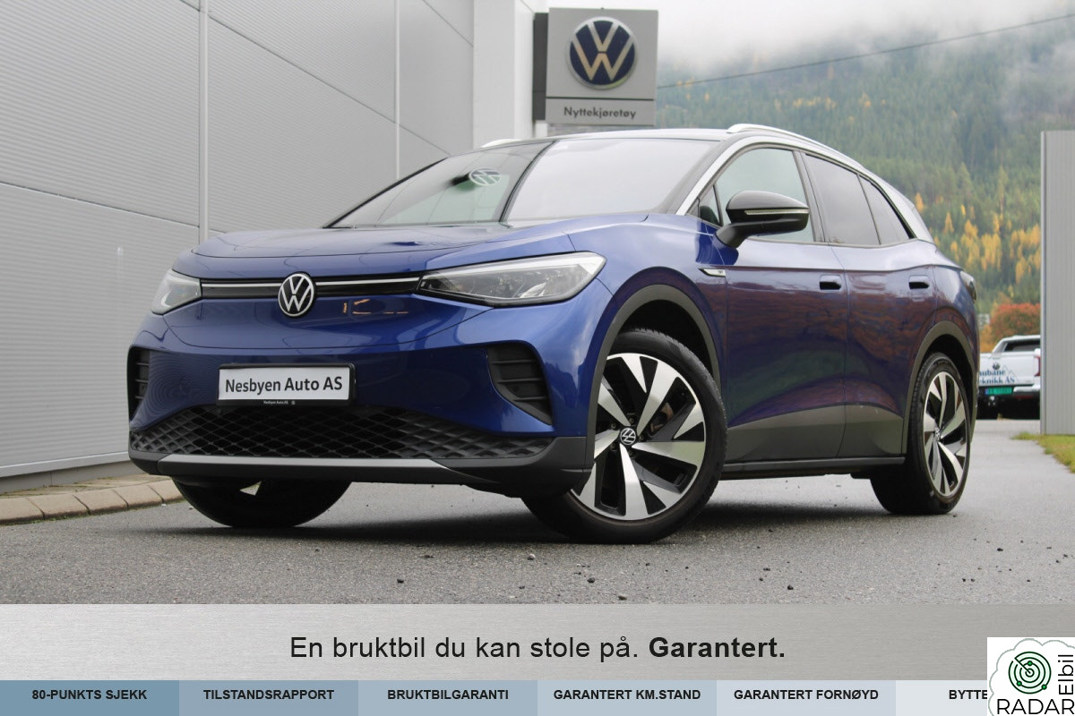 VOLKSWAGEN ID.4 PRO 150 KW 1st R.Kam/Krok/Acc/App/Navi/CarPlay++ Levering?