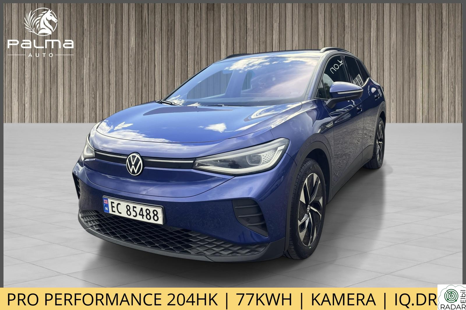 VOLKSWAGEN ID.4 PRO 150 KW PRO Performance 204 hk | 77 kWh | IQ.DRIVE | Kamera