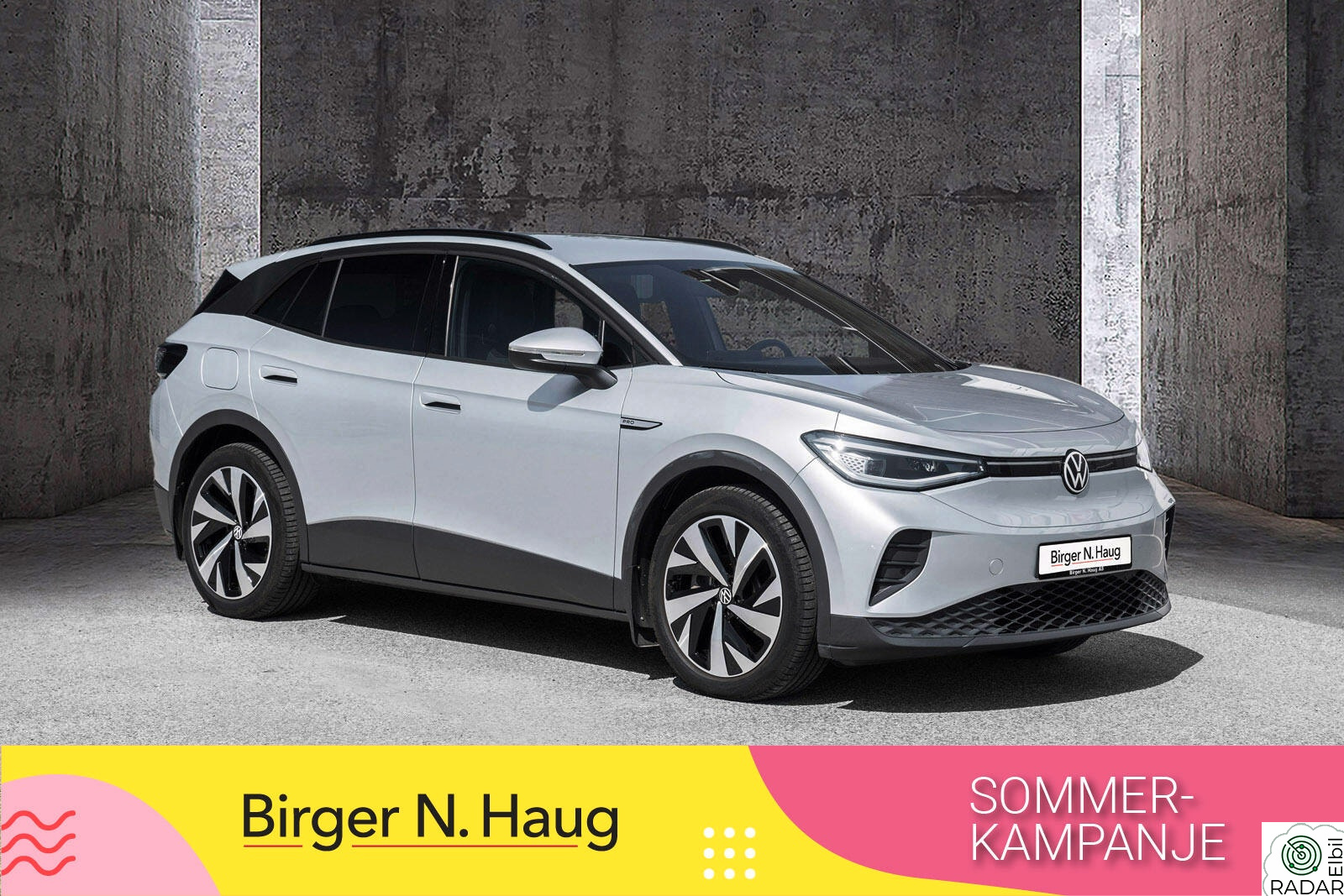 VOLKSWAGEN ID.4 PRO 150 KW 77kWh 204hk Business MATRIX LYS -KUN 22500 KM-