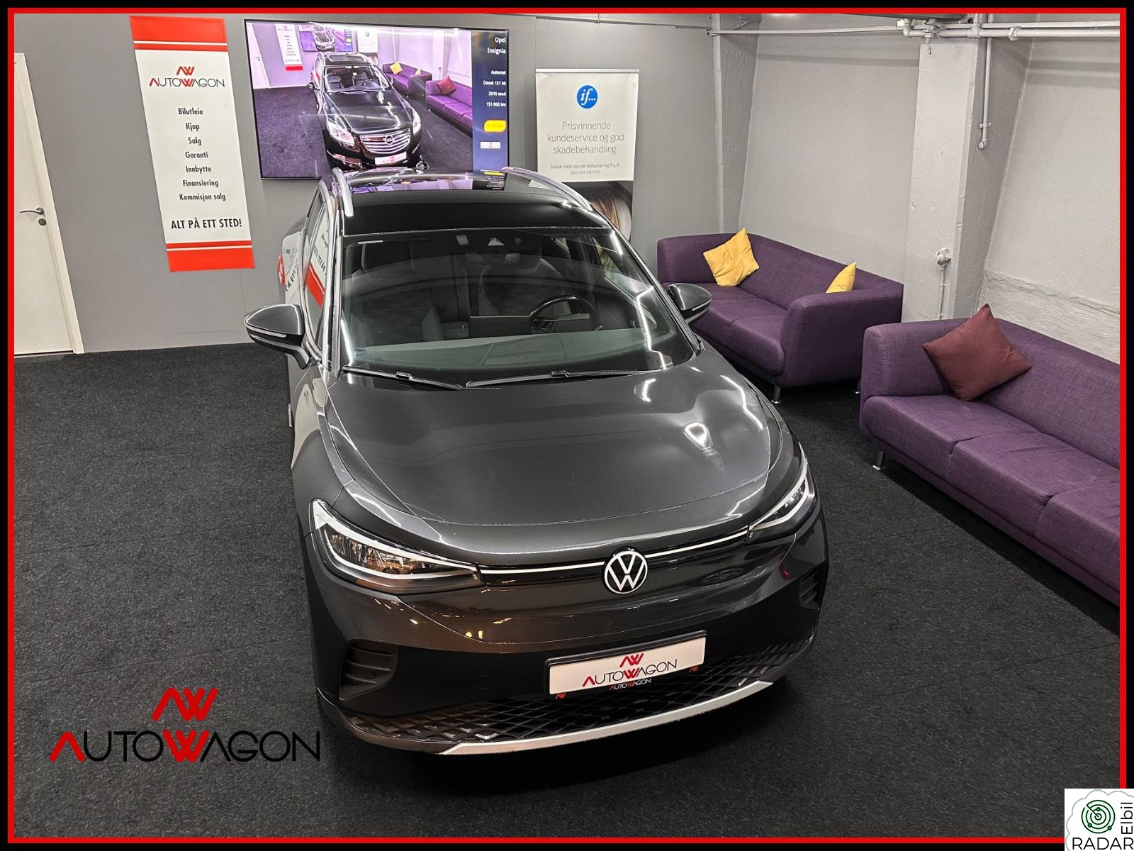VOLKSWAGEN ID.4 PRO 150 KW PRO 150KW 204HK AUTOMAT AD.CRUISE NAVI KROK PDC DAB ++