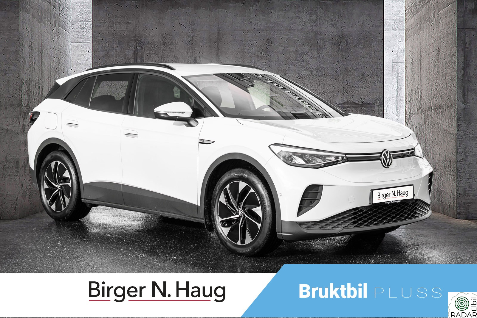 VOLKSWAGEN ID.4 PRO 128 KW Pro 77kWh 174hk-Velholdt-hengerfeste-ny service