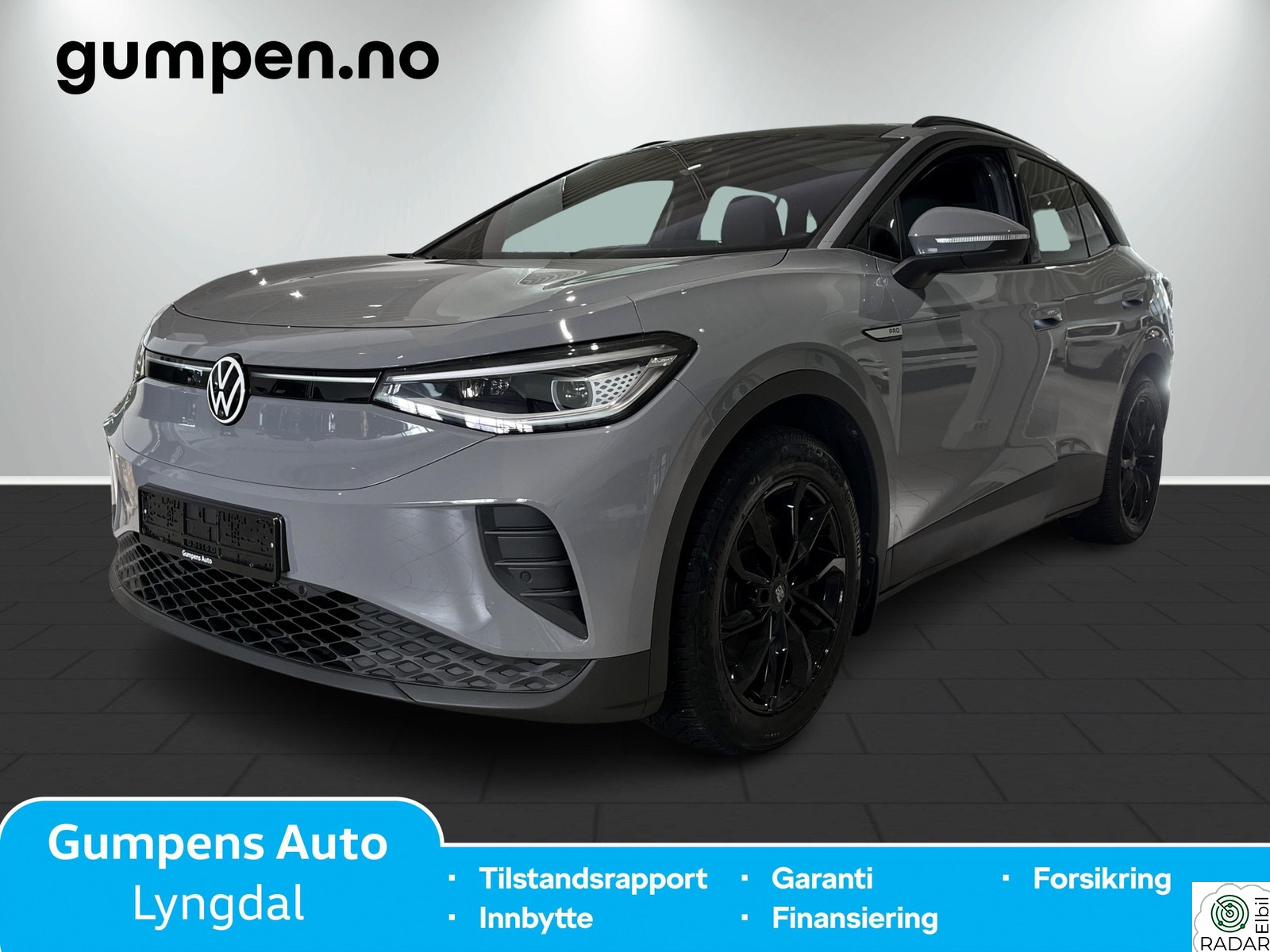VOLKSWAGEN ID.4 PRO 150 KW pro          77kwh 204 hk Godt utsytyrt bil!