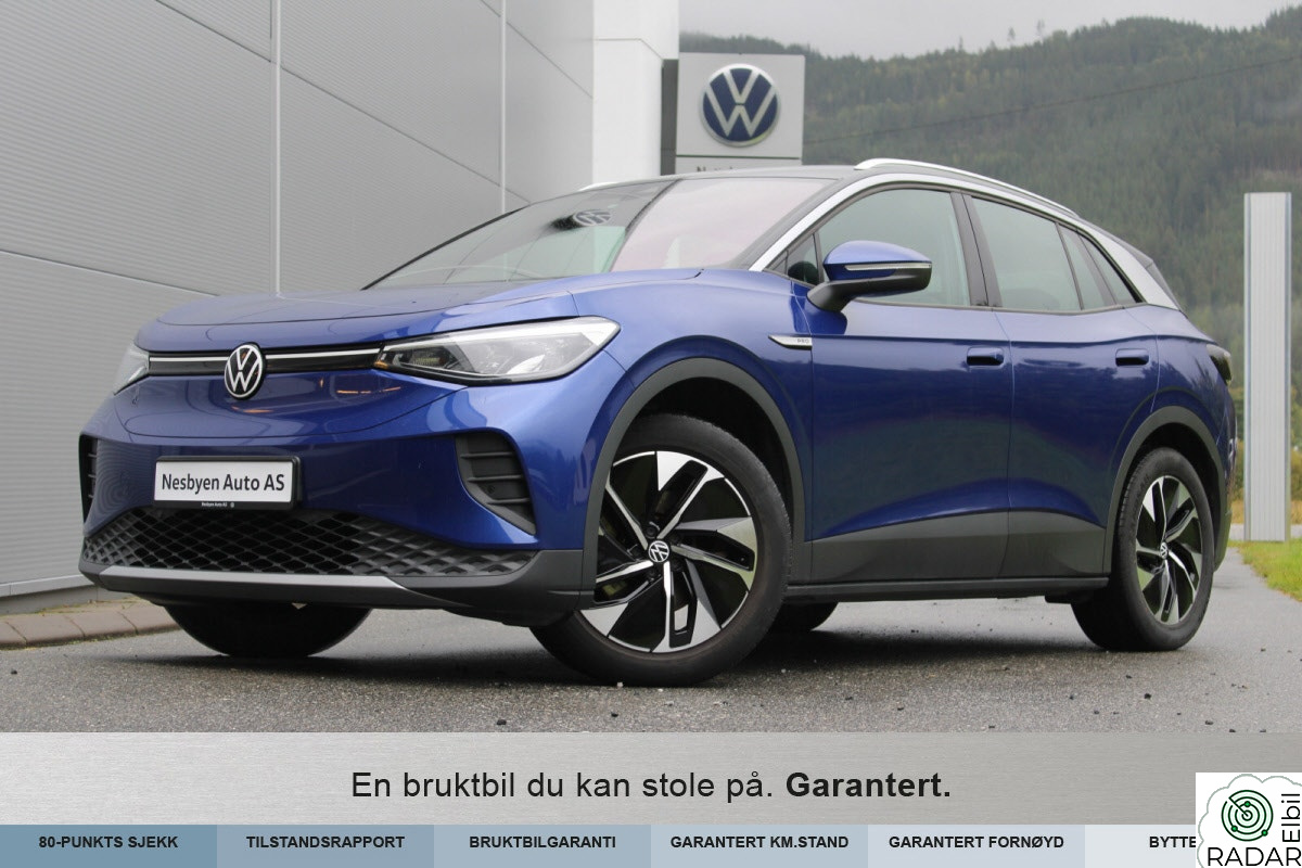 VOLKSWAGEN ID.4 PRO 150 KW Pro 77kwh 204 hk R.Kam/Acc/H.Feste/1-Eier++Levering?