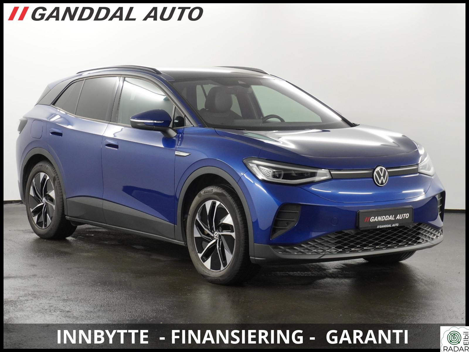 VOLKSWAGEN ID.4 PRO 150 KW PRO 204HK/519WLTP/KROK/MATRIX/PANO/ACC/KAMERA/KEYLESS++
