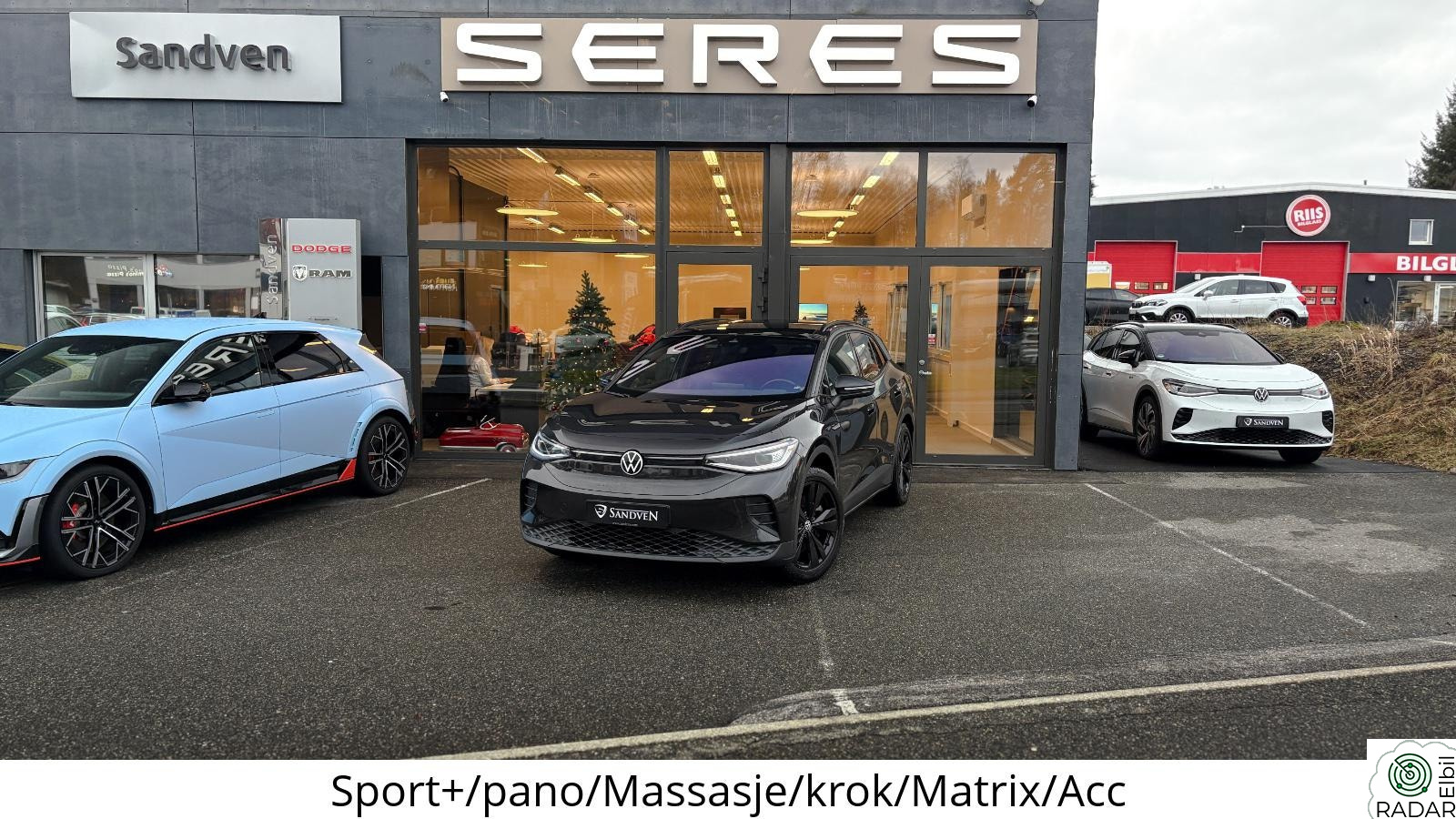 VOLKSWAGEN ID.4 PRO 150 KW PRO 77kwh /Massasje/Pano/Krok/Acc/Matrix/Keyless/360kam