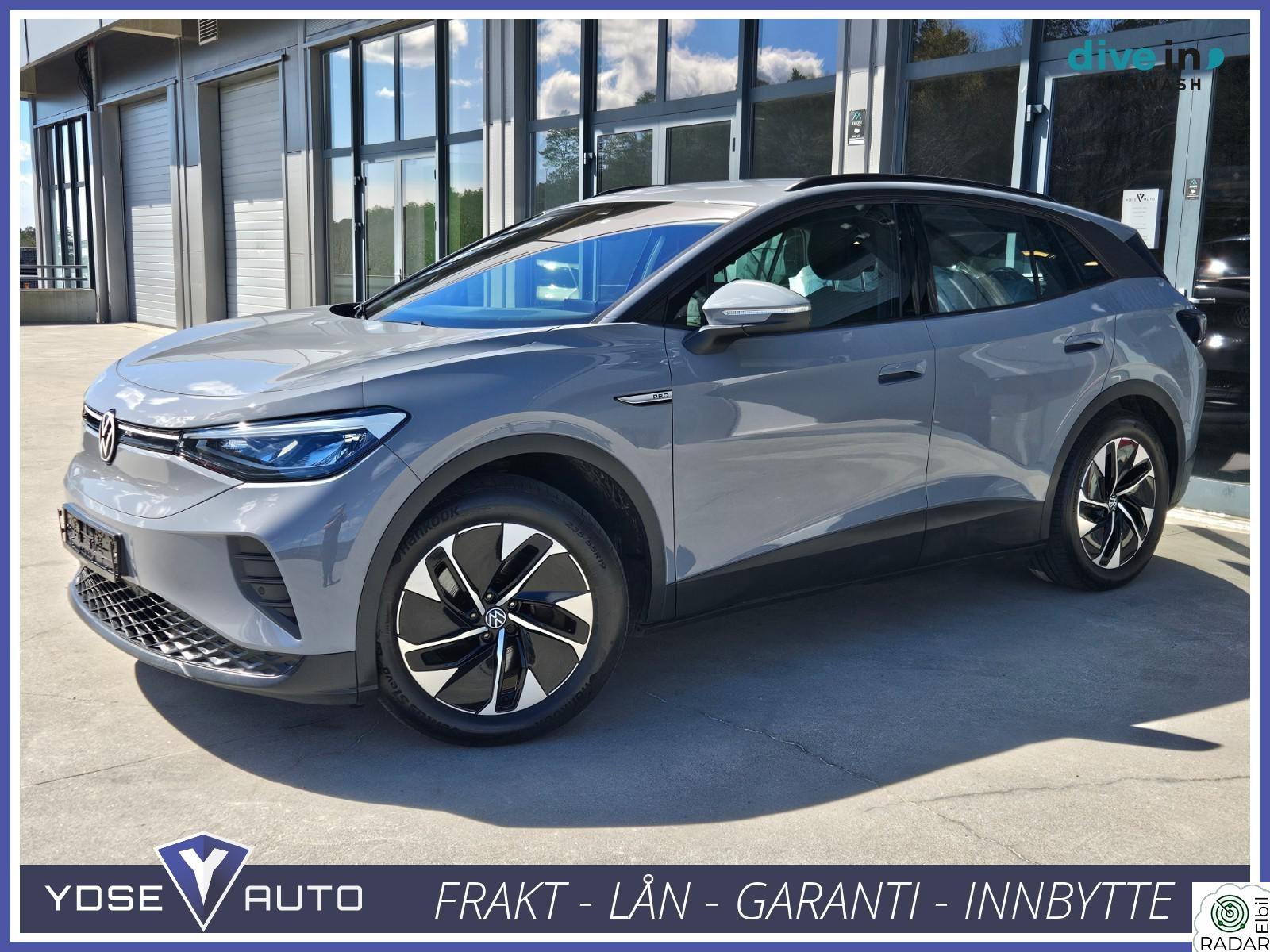 VOLKSWAGEN ID.4 PRO 128 KW PRO 504km Matrix Skinn Navi ACC Krok Nybilgaranti Ny EU