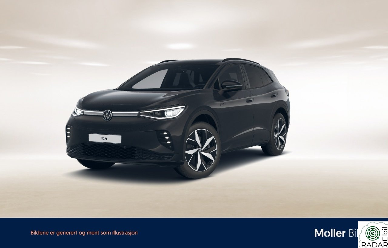 VOLKSWAGEN ID.4 GTX 250KW GTX 77kWh 340hk 4M - H/K, HUD, Pano, 360Kam, Top Sport+