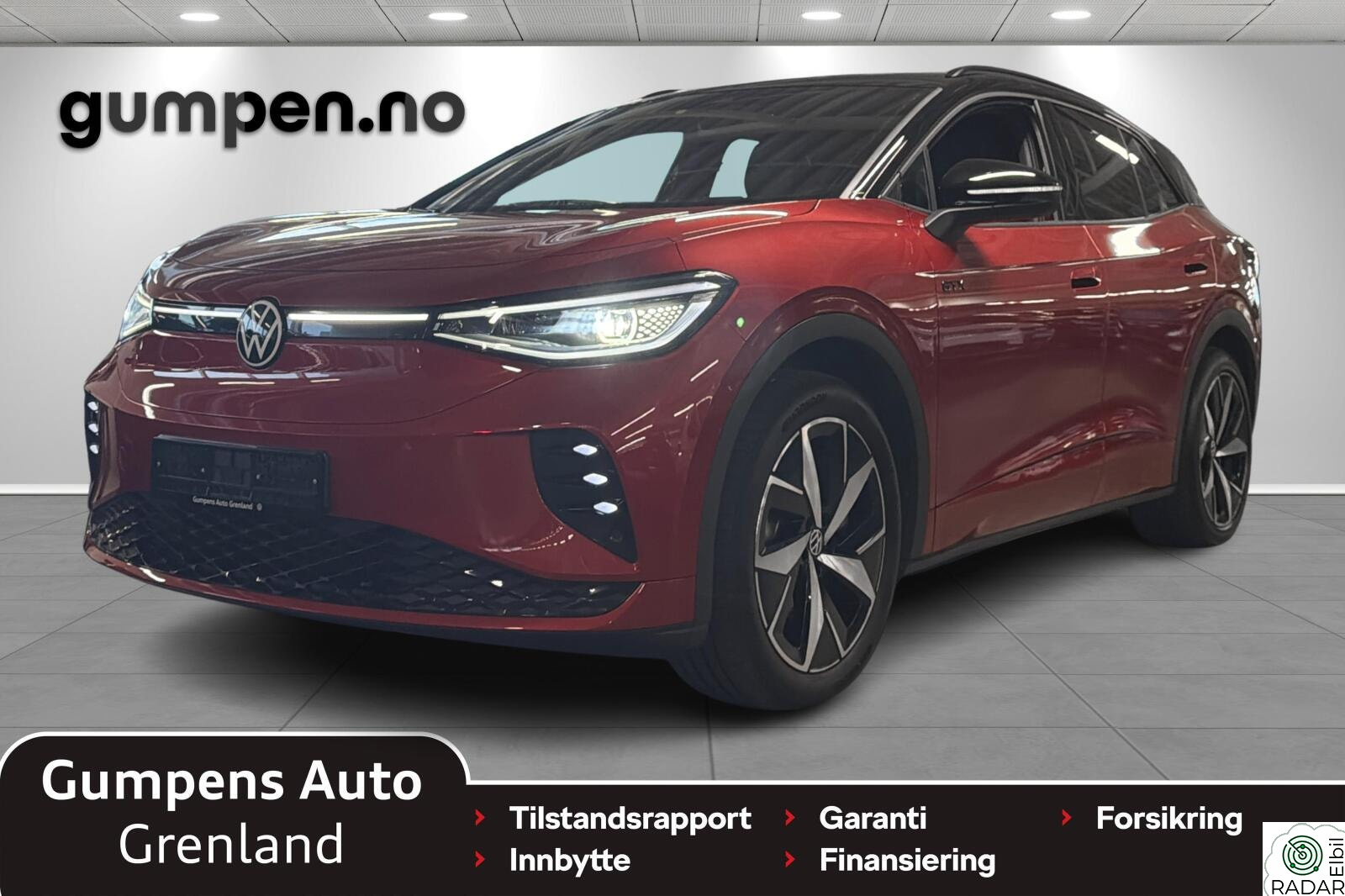 VOLKSWAGEN ID.4 GTX 250KW GTX, 4motion, 75jub, 340hk, Hengerfeste, LED-Matrix