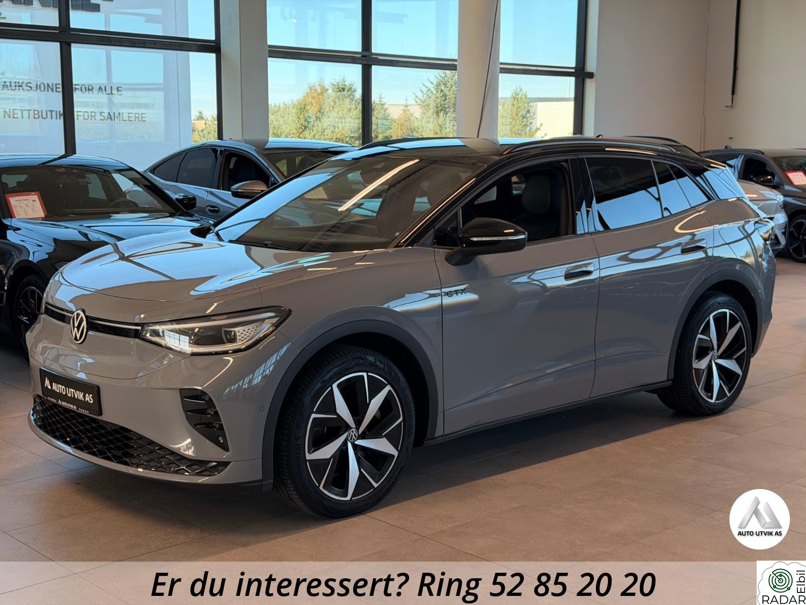 VOLKSWAGEN ID.4 GTX 220 KW LEKKER FARGE/MATRIX/R.KAMERA/APPLECARPLAY/NAVI/R.VARME