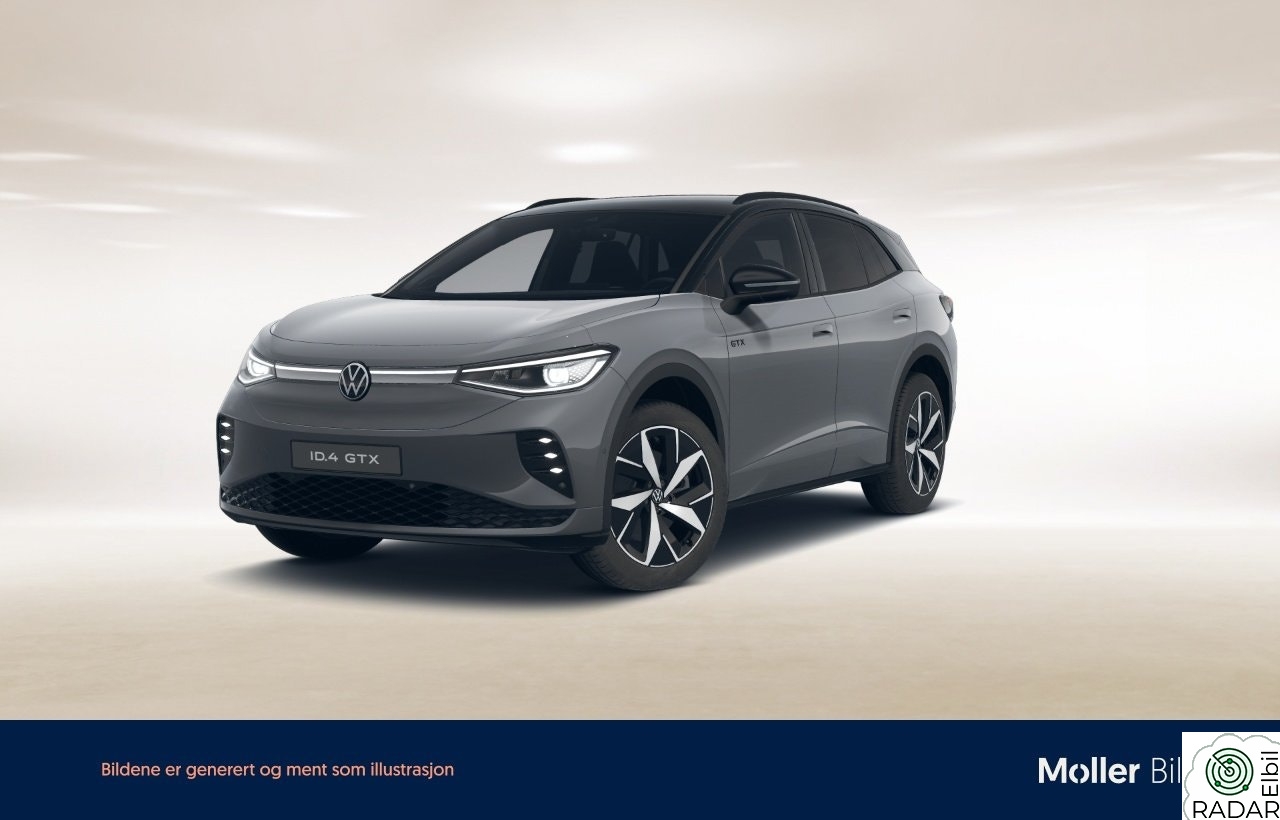 VOLKSWAGEN ID.4 GTX 250KW GTX 77kWh 340hk 4Motion Exclusive Sportseter/360kam/HUD