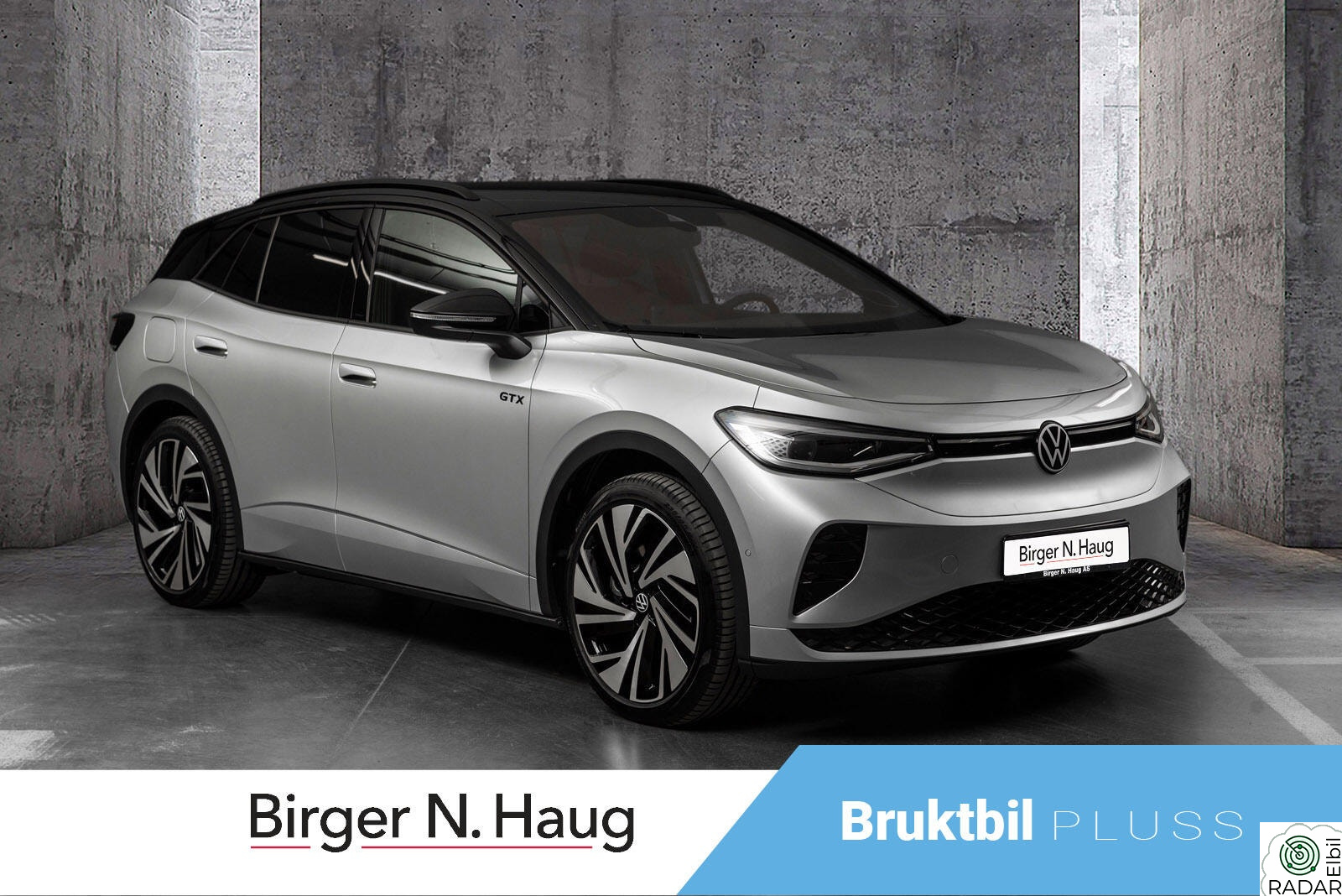 VOLKSWAGEN ID.4 GTX 250KW 77kWh 340hk 4Motion HUD-PANORAMA SOLTAK-HENGERFESTE