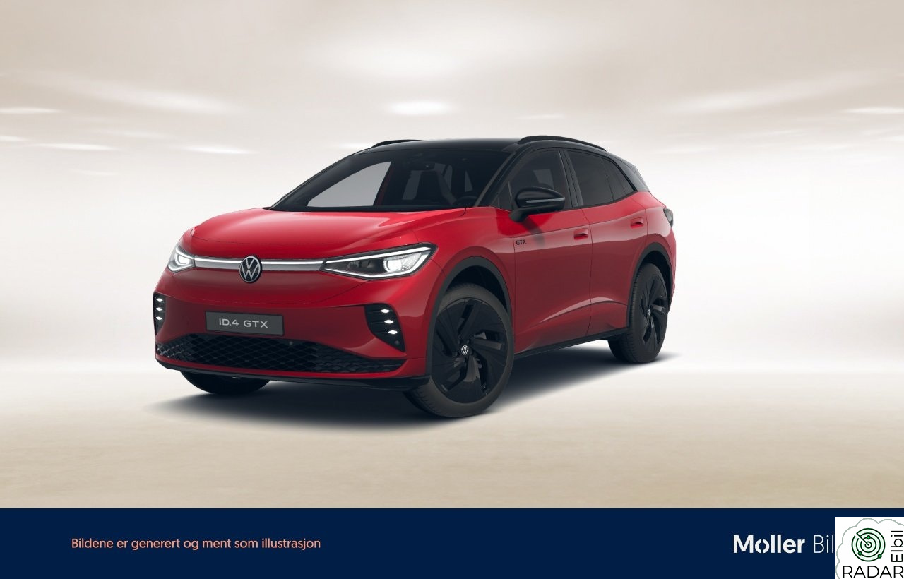 VOLKSWAGEN ID.4 GTX 250KW GTX 77kWh 340hk 4M Exclusive - H/K, HUD, Pano, 360Kam