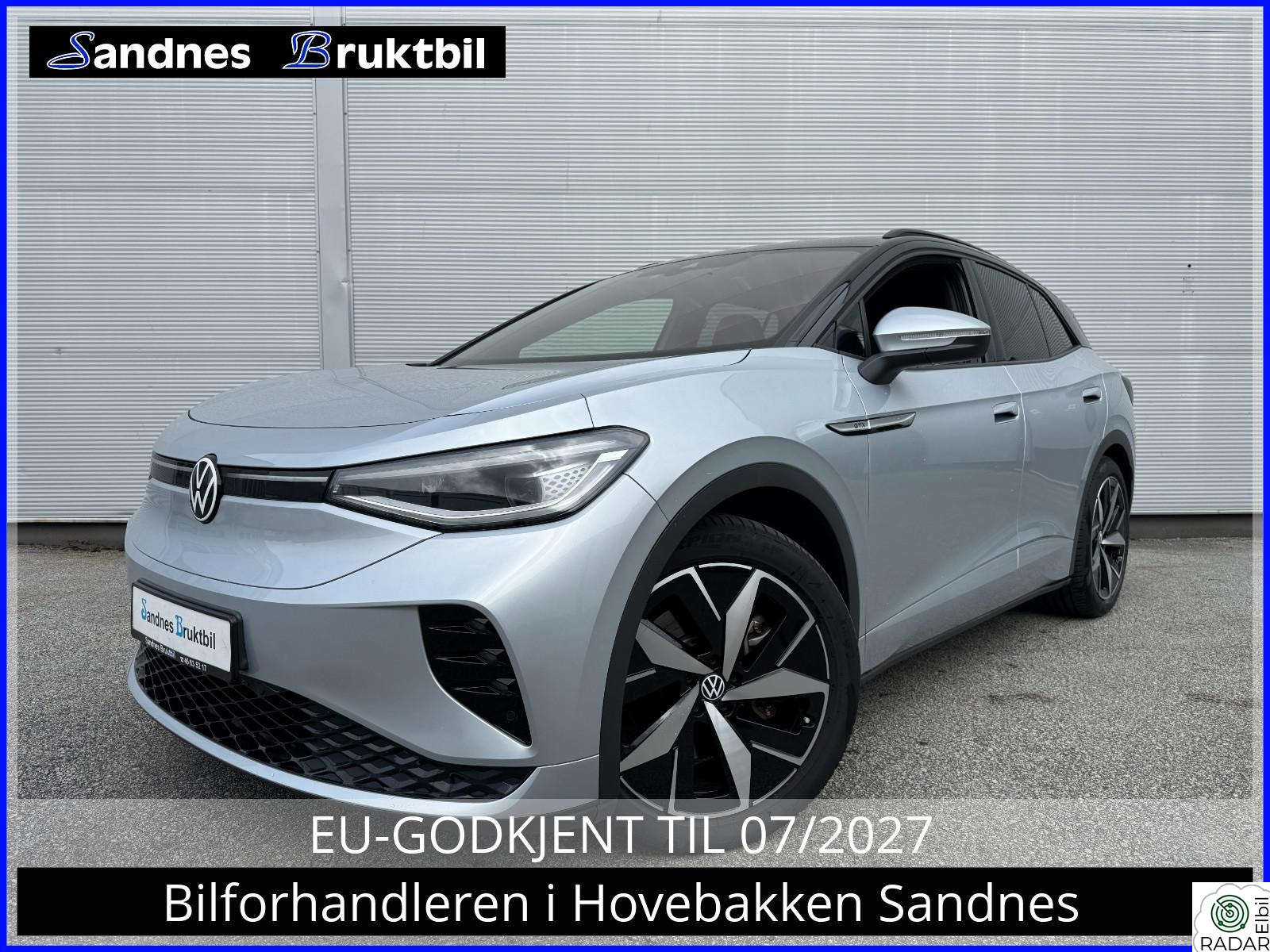 VOLKSWAGEN ID.4 GTX 220 KW 220KW DELSKINN,KROK,ACC,TLF,DAB,KAMERA,APP,LED,NAVI