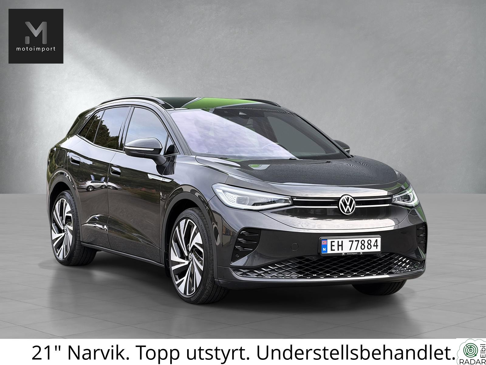 VOLKSWAGEN ID.4 GTX 220 KW TOP SPORT / PANO / HUD / 360° / ACC / VARMEPUMPE / KROK