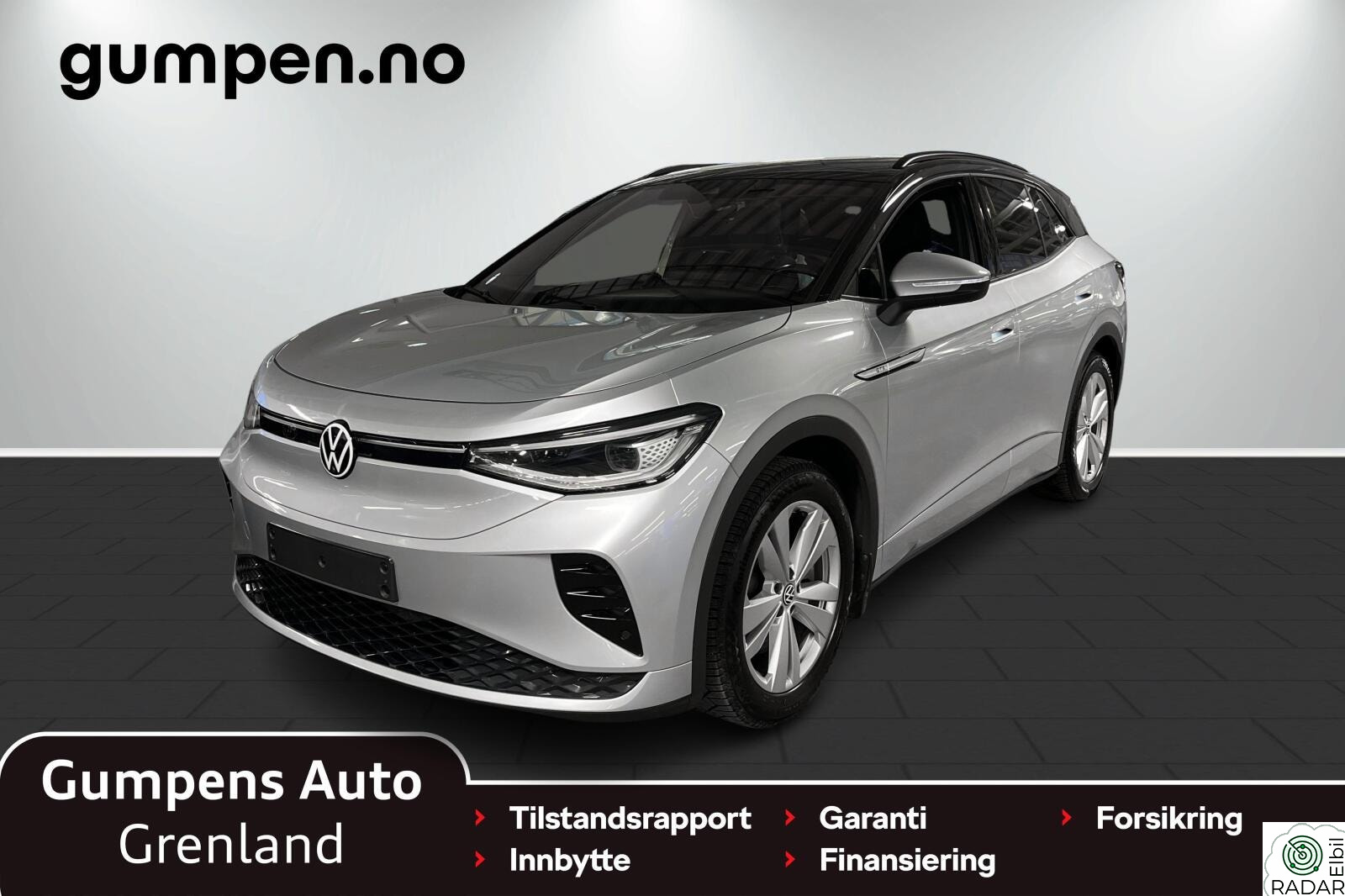 VOLKSWAGEN ID.4 GTX 220 KW 77kWh 299hk 4MOTION Head-up/360kamera/Matrix/El.luke+