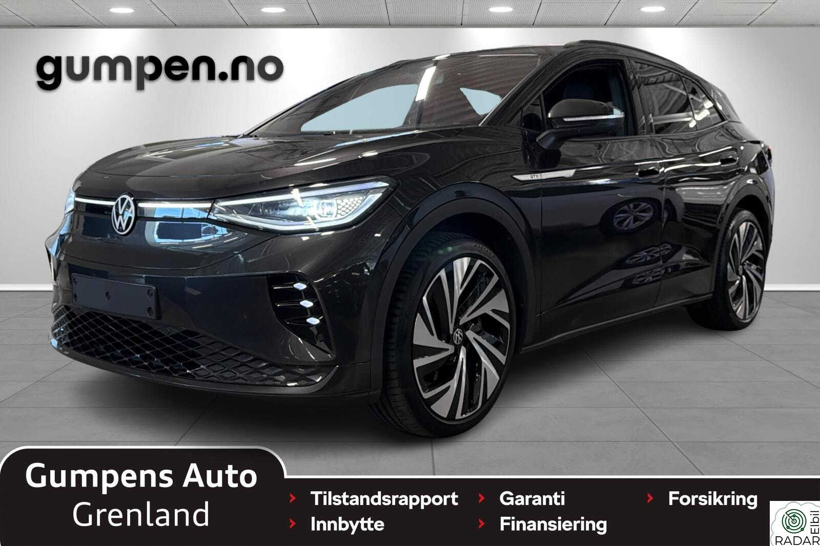 VOLKSWAGEN ID.4 GTX 220 KW GTX, Top Sport+, Hengrefeste, Varmepumpe, 360 kam