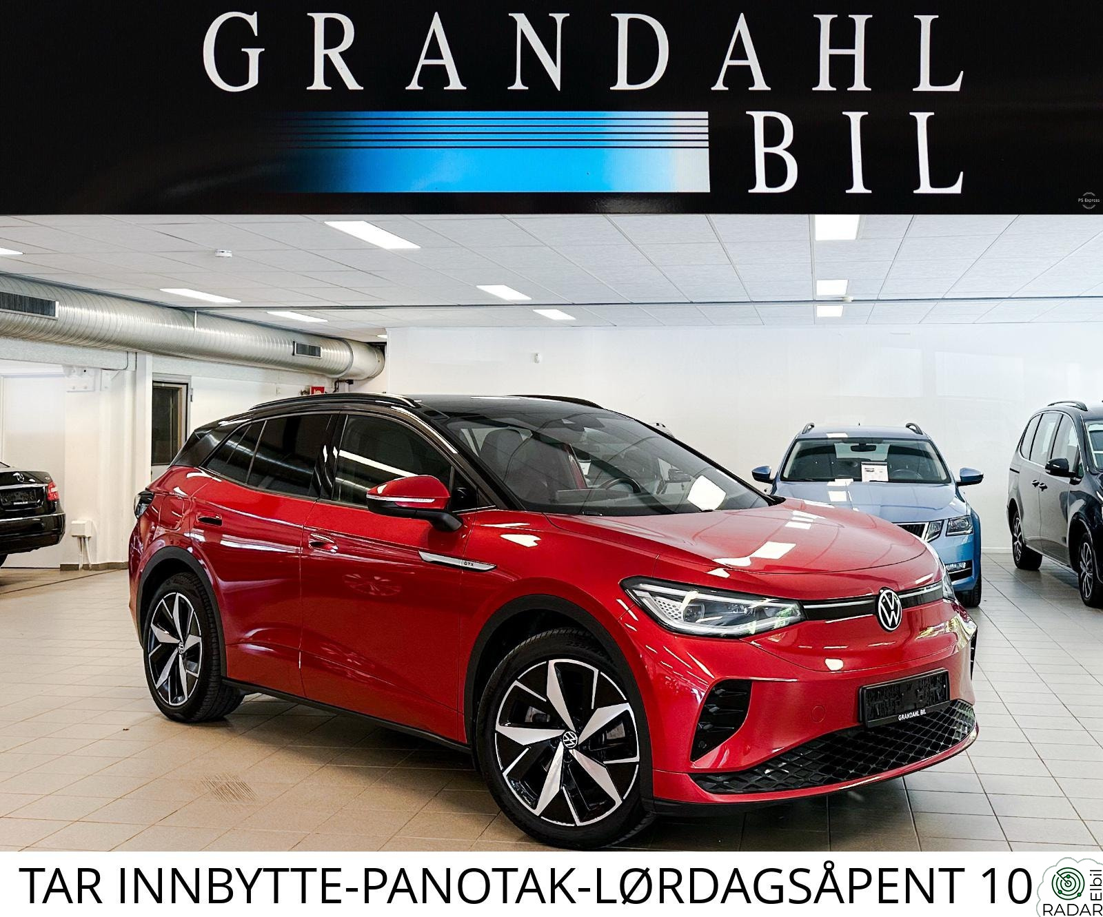 VOLKSWAGEN ID.4 GTX 220 KW 4WD PANO ACC NAVI DAB PDC KJØREASS. H.FESTE KAMERA